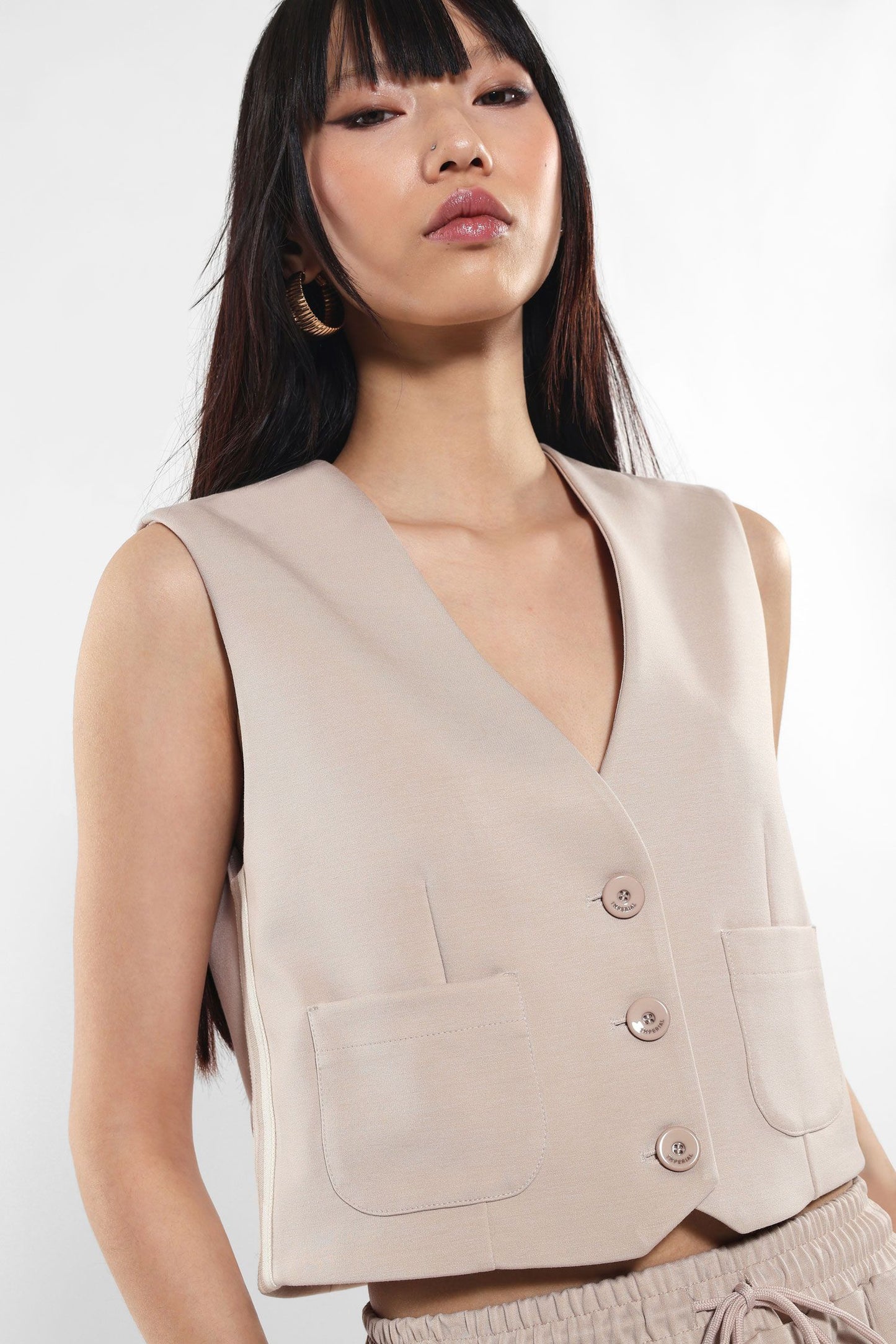 LB72HHZ-BEIGE - GILET - IMPERIAL