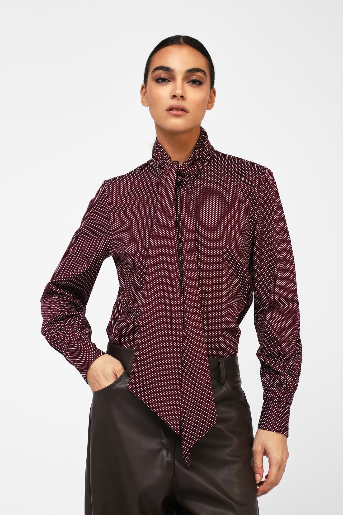 C881K113-BORDEAUX - CAMICIA - DIXIE
