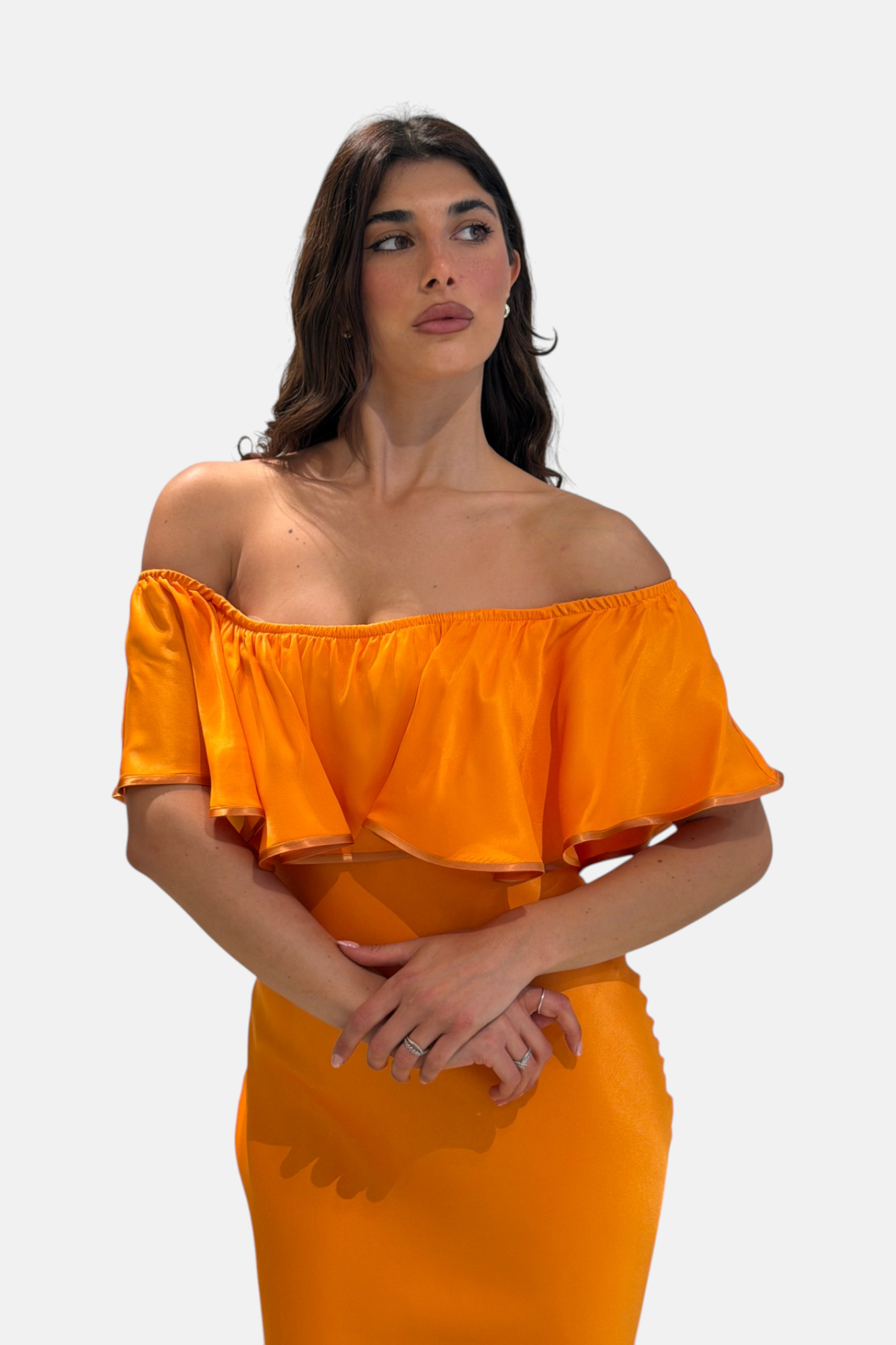 P6155-ARANCIO - ABITO - MOQÈTTE
