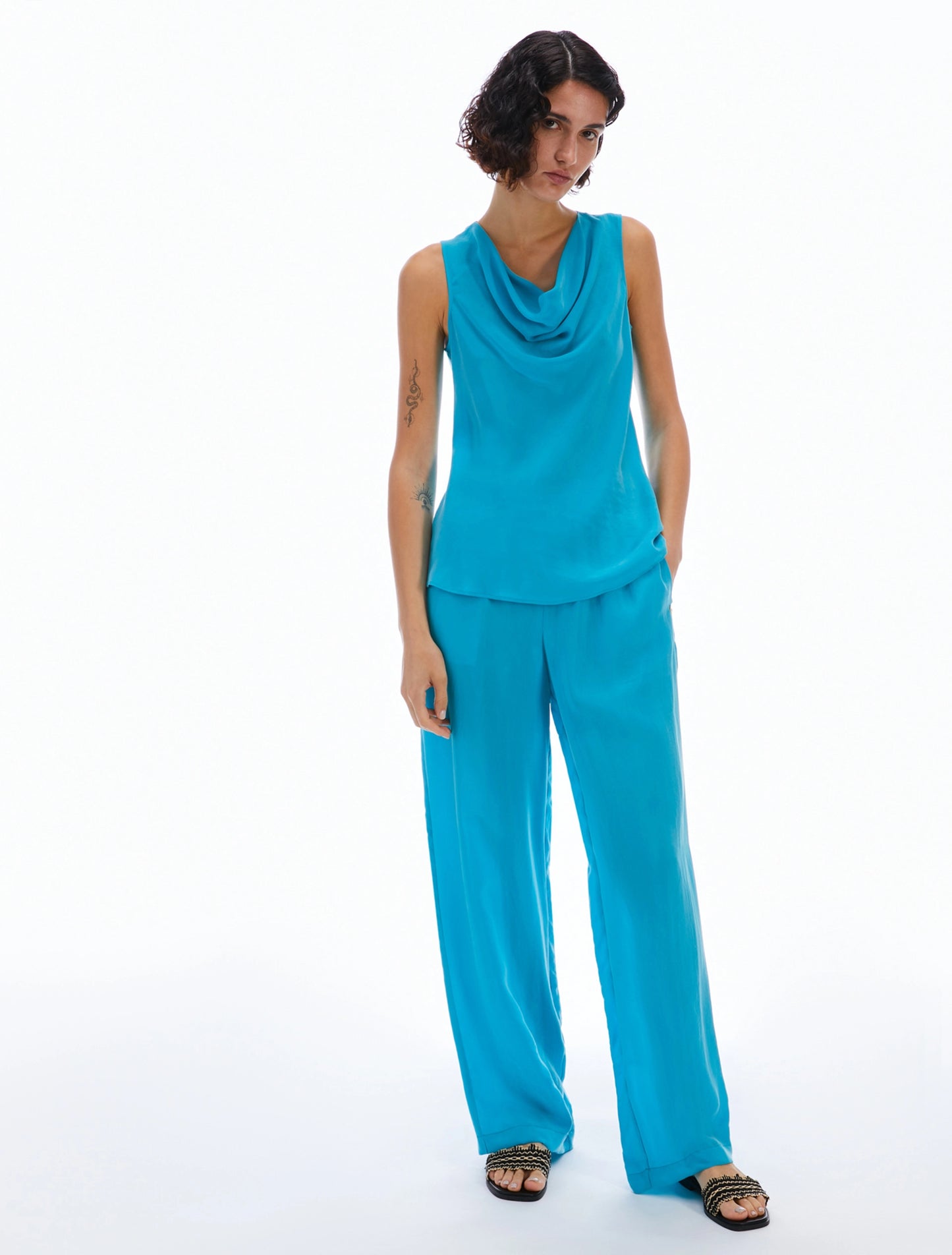 AURONZO-003TURCHESE - PANTALONE - PENNYBLACK