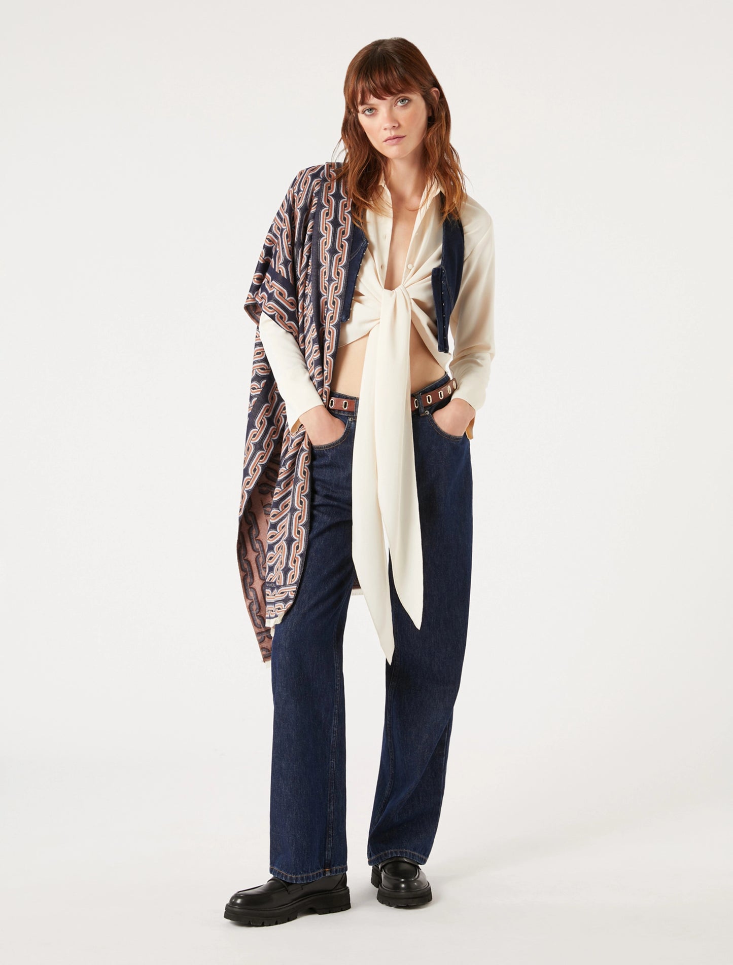 SERATA-002DENIM - TOP - PENNYBLACK