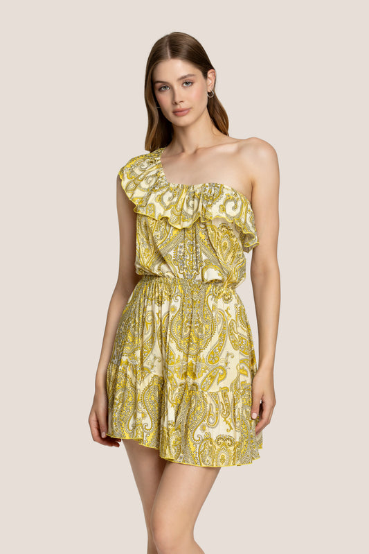 125WCUAC5087-GIALLO - ABITO - 4GIVENESS