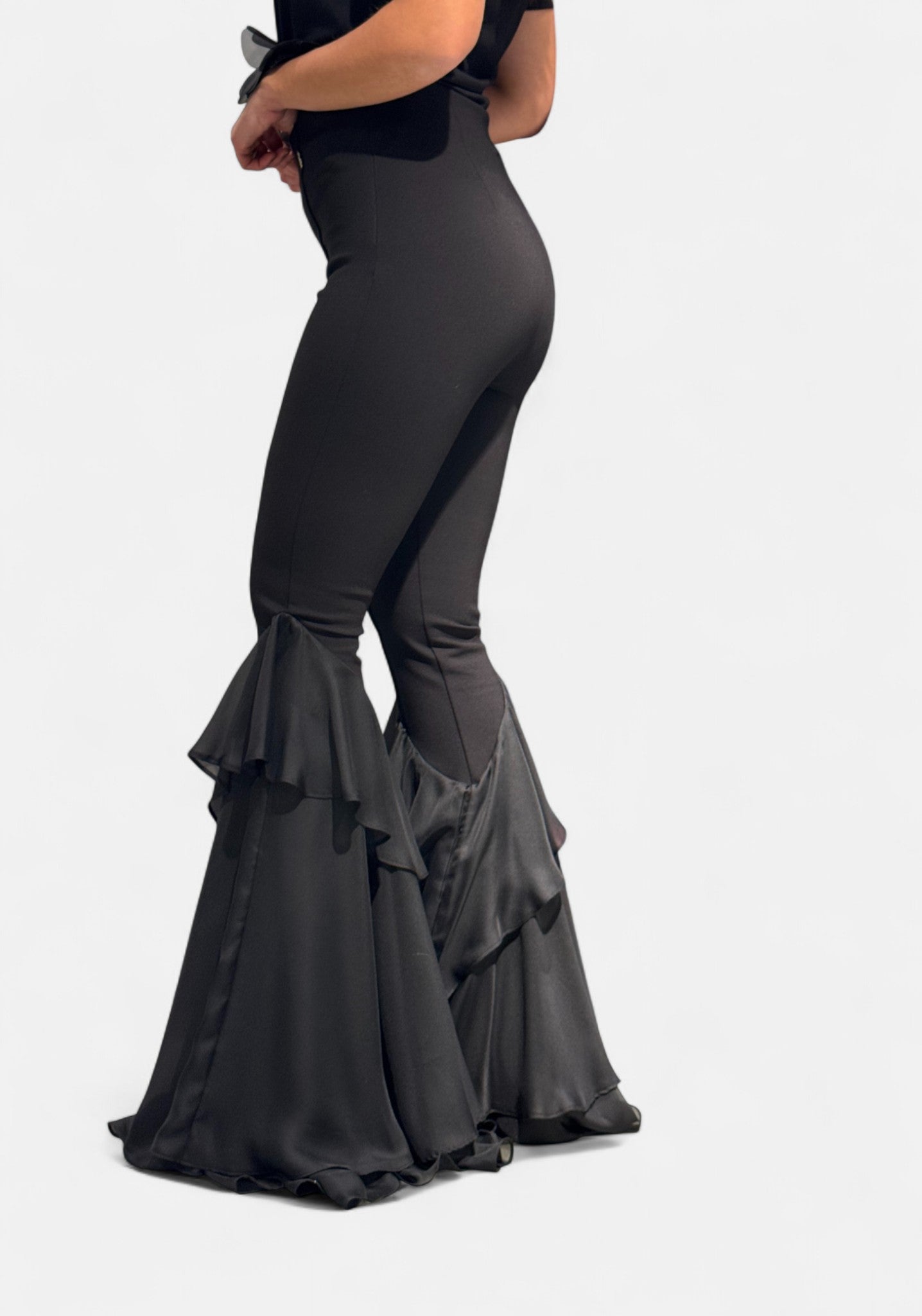 XS00502-NERO - PANTALONE - BABYLON W LES FEMMES