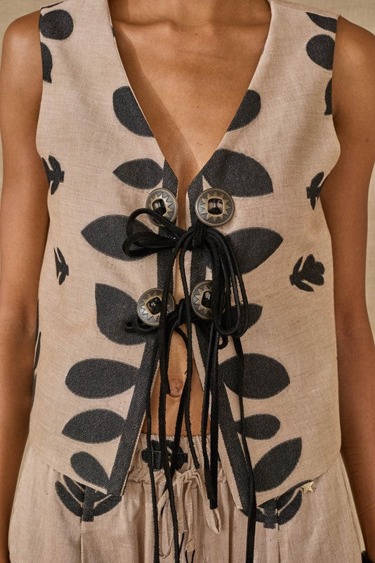 F39X0122-SABBIA - GILET - SOUVENIR