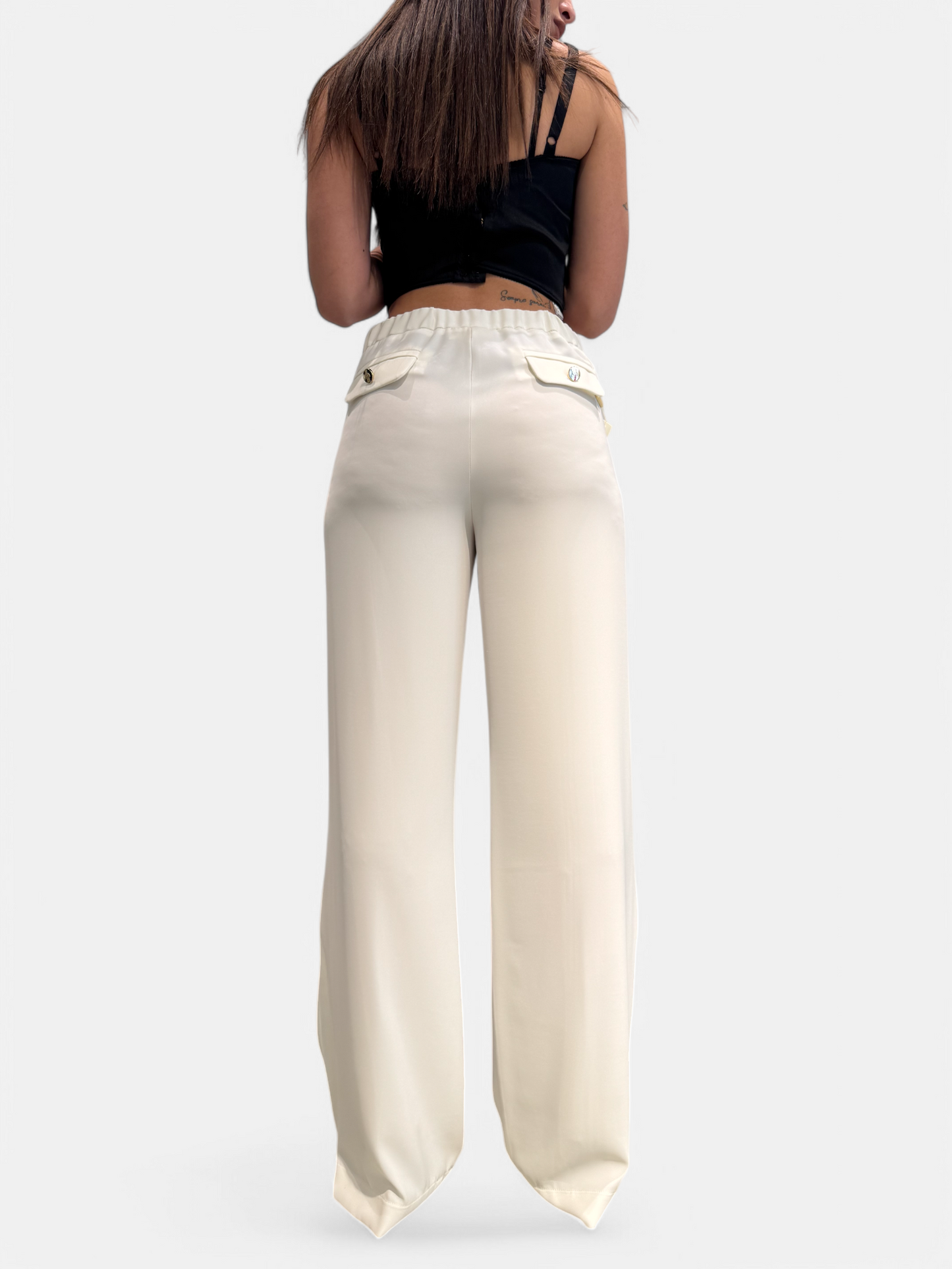 ZE00078-BIANCO - PANTALONE - EUREKA