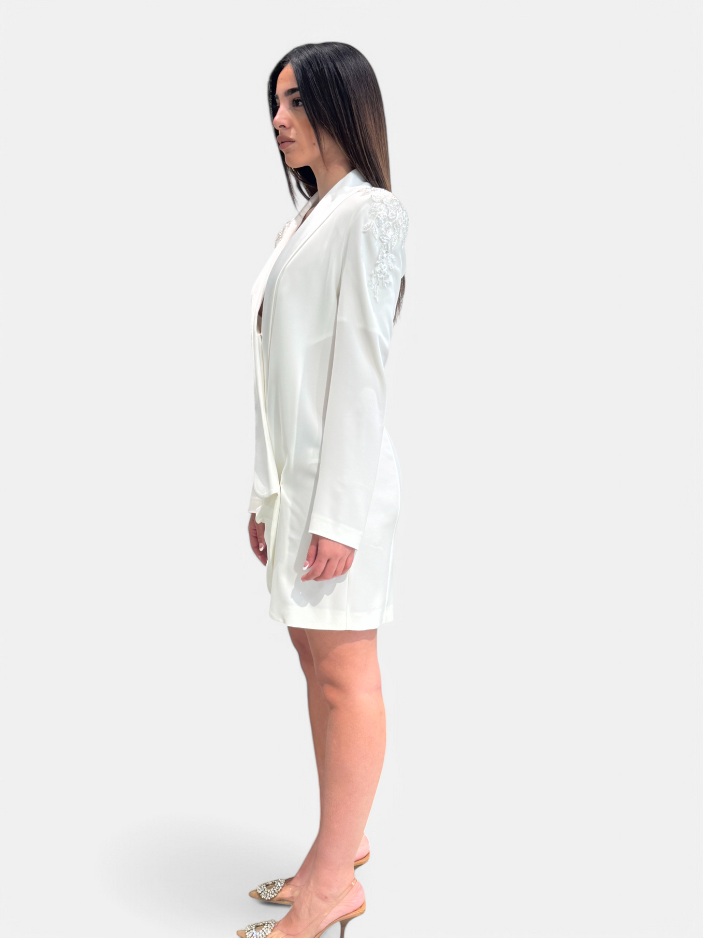 ZMF0215-BIANCO - ABITO - BABYLON W LES FEMMES