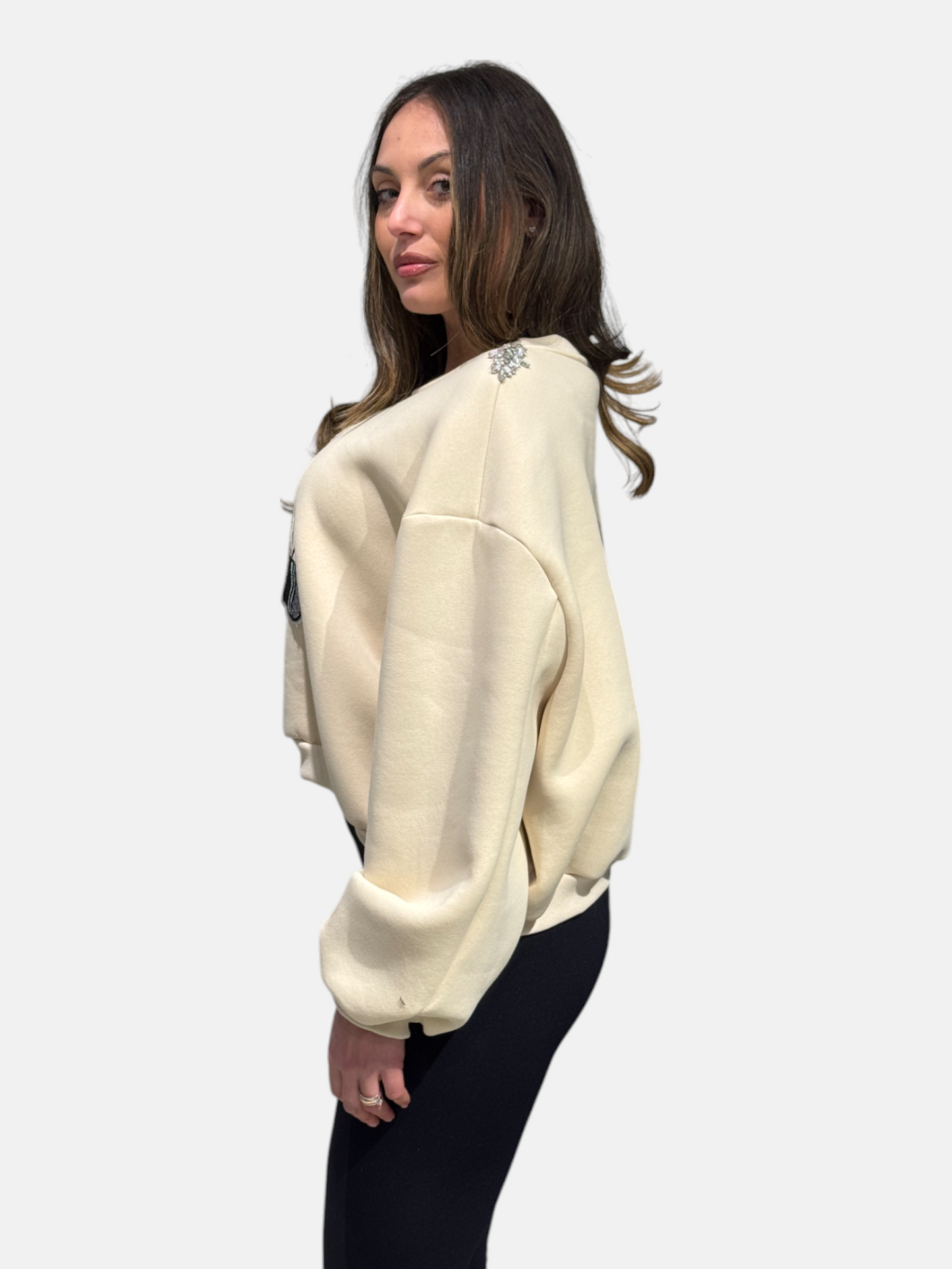 KA100-BEIGE - FELPA - KONTATTO