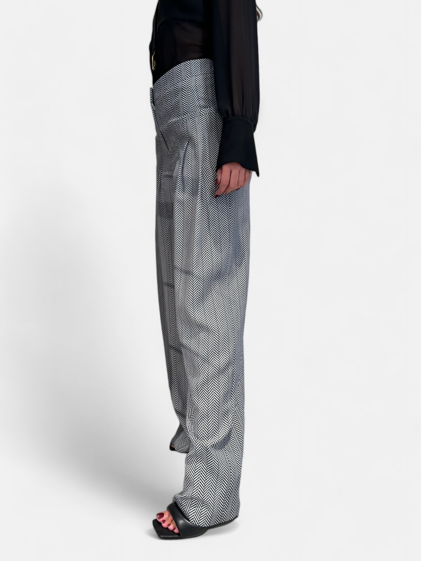 MF0610-SPIGATO - PANTALONE - BABYLON W LES FEMMES