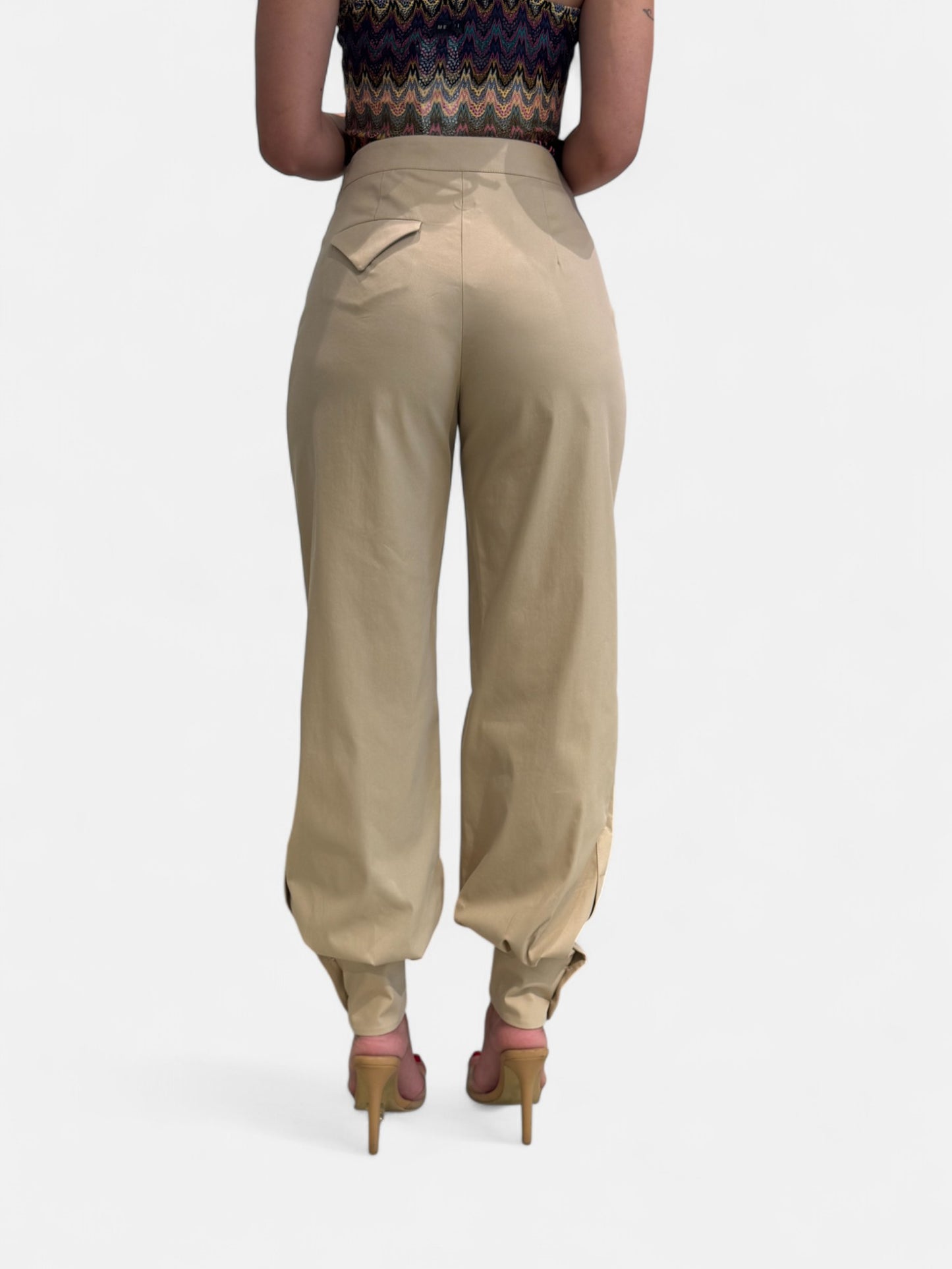 P321-SABBIA - PANTALONE - MONIQUE GARCONNE
