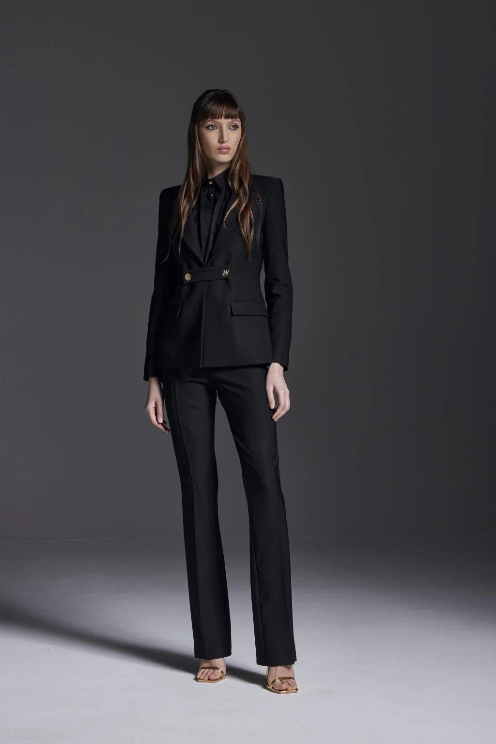 P299-NERO - PANTALONE - MONIQUE GARCONNE