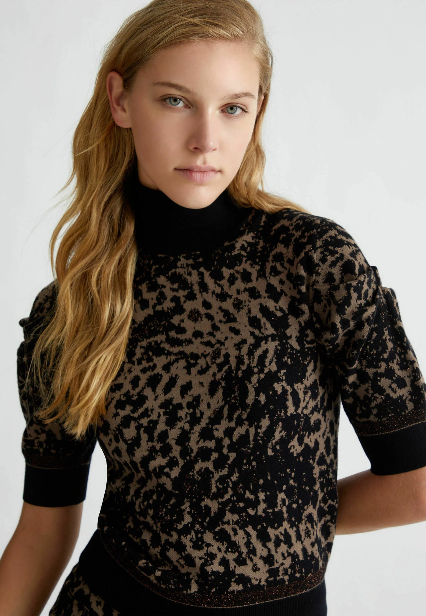 CF4429-ANIMALIER - MAGLIA - LIU JO