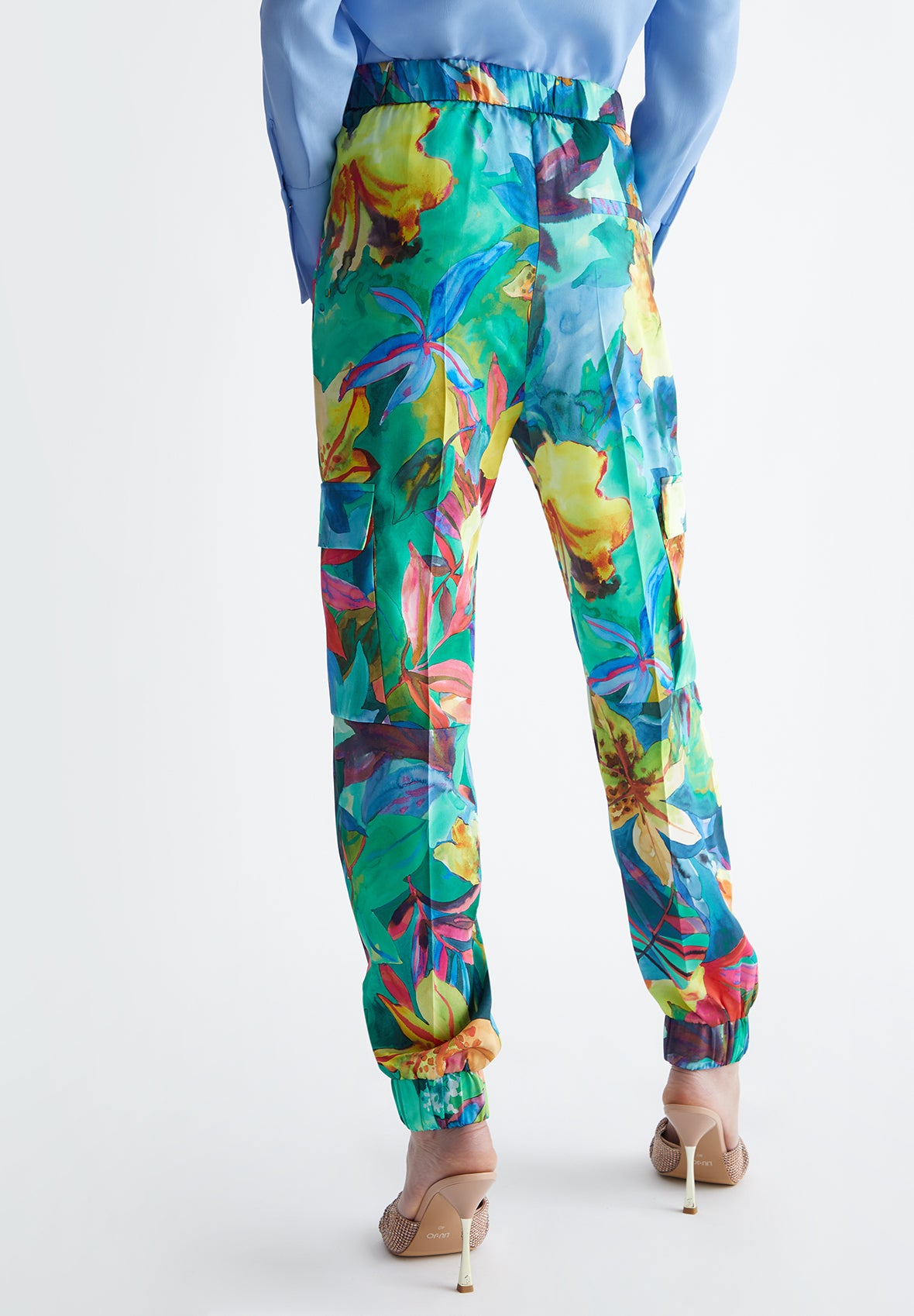 CA4430-FLOWERINGFOREST - PANTALONE - LIU JO