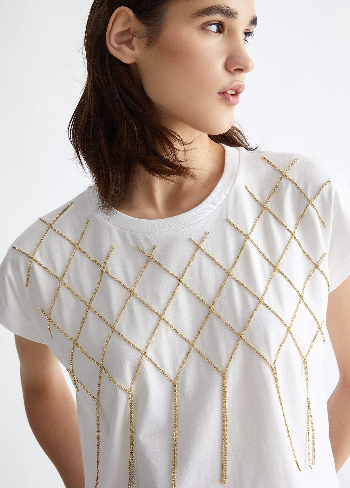 CA4444-BIANCOCHAIN - T-SHIRT - LIU JO