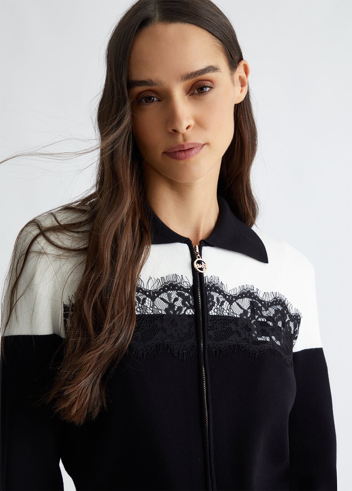 TF4221-WHITESUGAR - MAGLIA - LIU JO