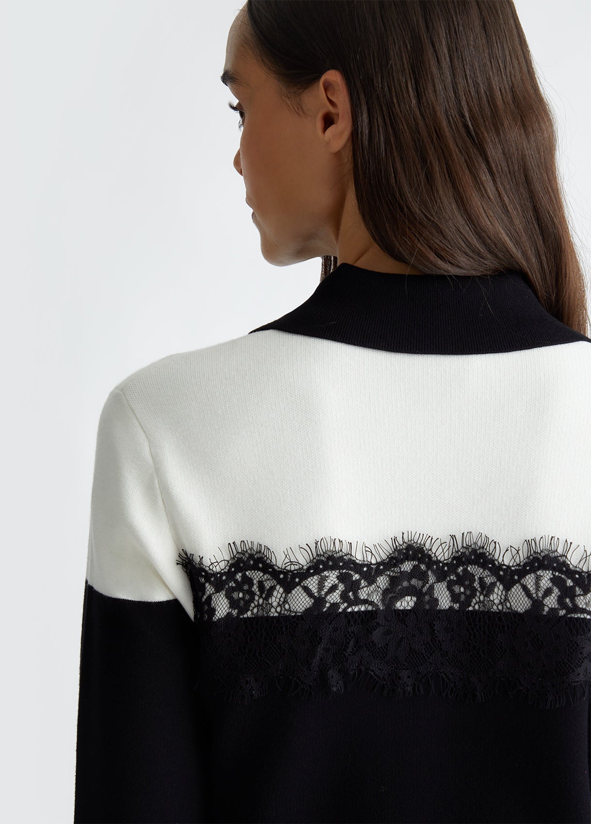 TF4221-WHITESUGAR - MAGLIA - LIU JO