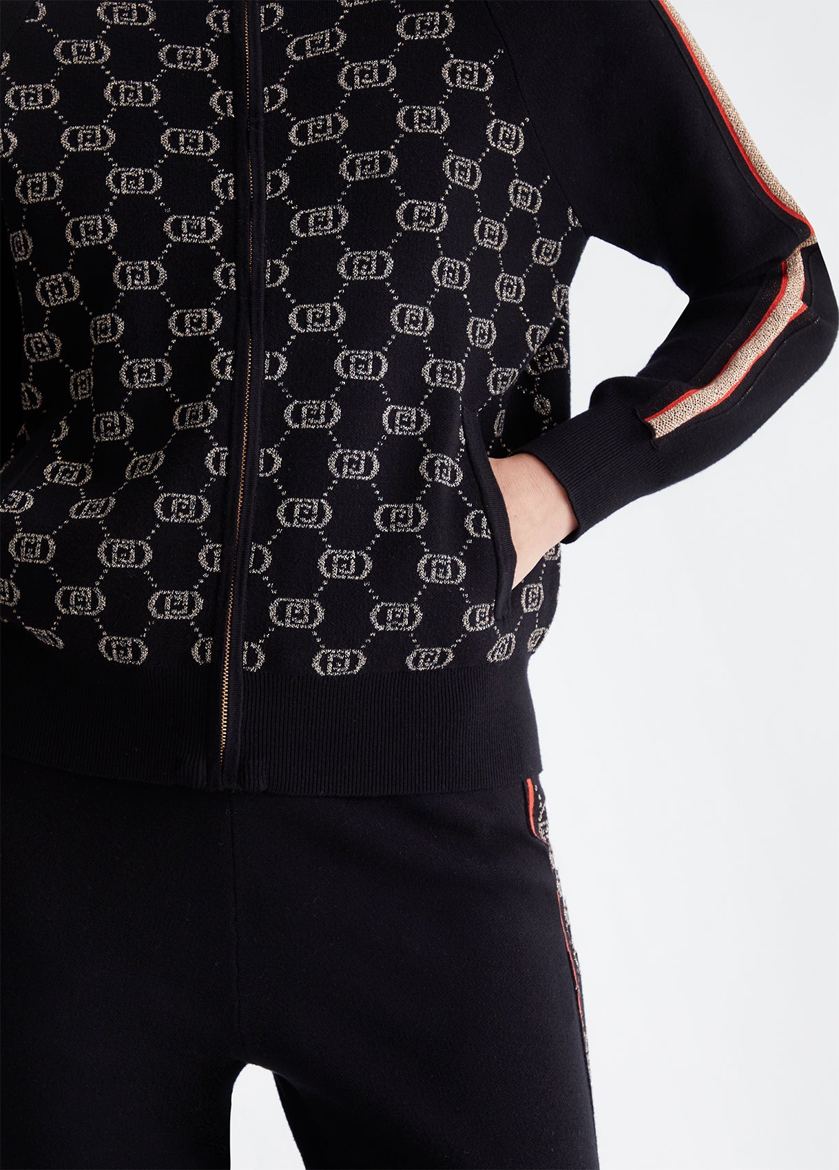 TF4224-NERO/ROSEGOLD - MAGLIA - LIU JO