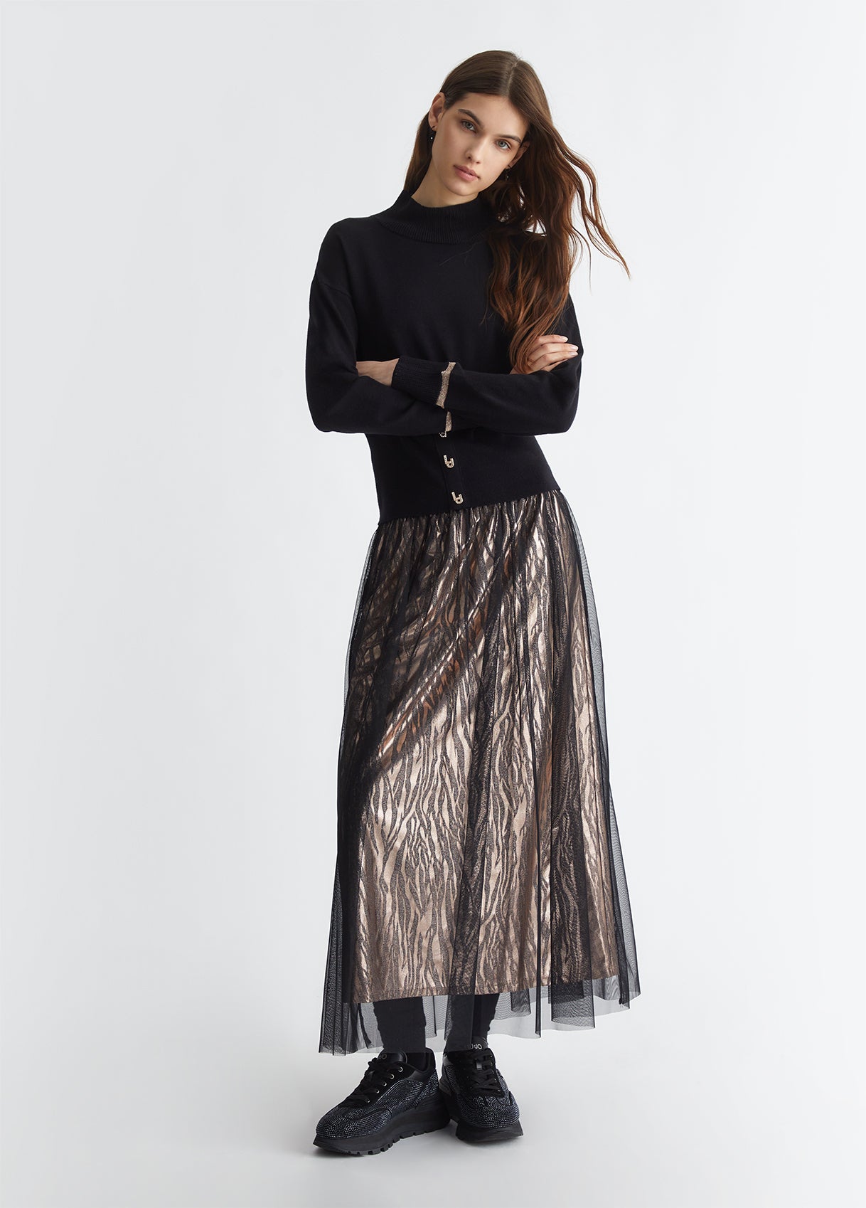 TF4165-NERO - MAGLIA - LIU JO