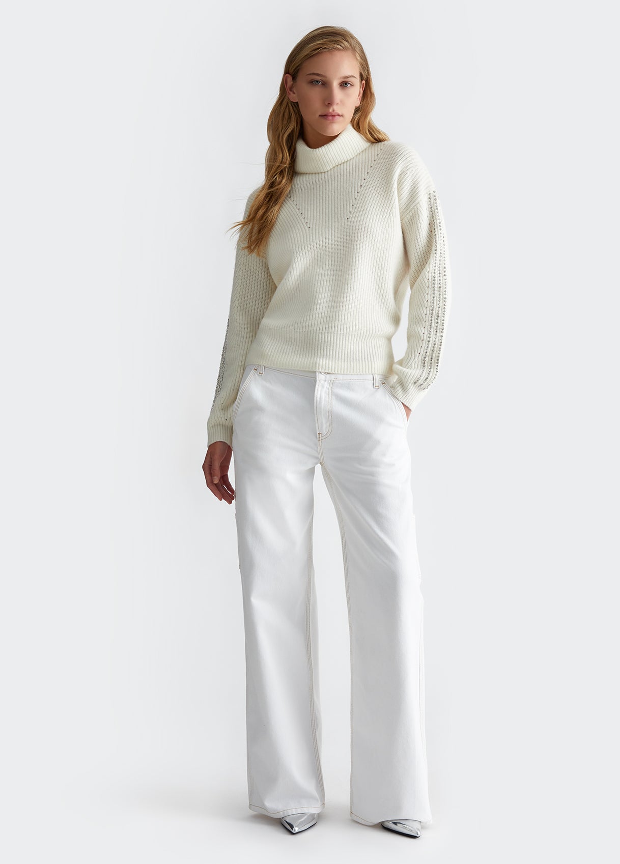 CF4029-STARWHITE - MAGLIA - LIU JO