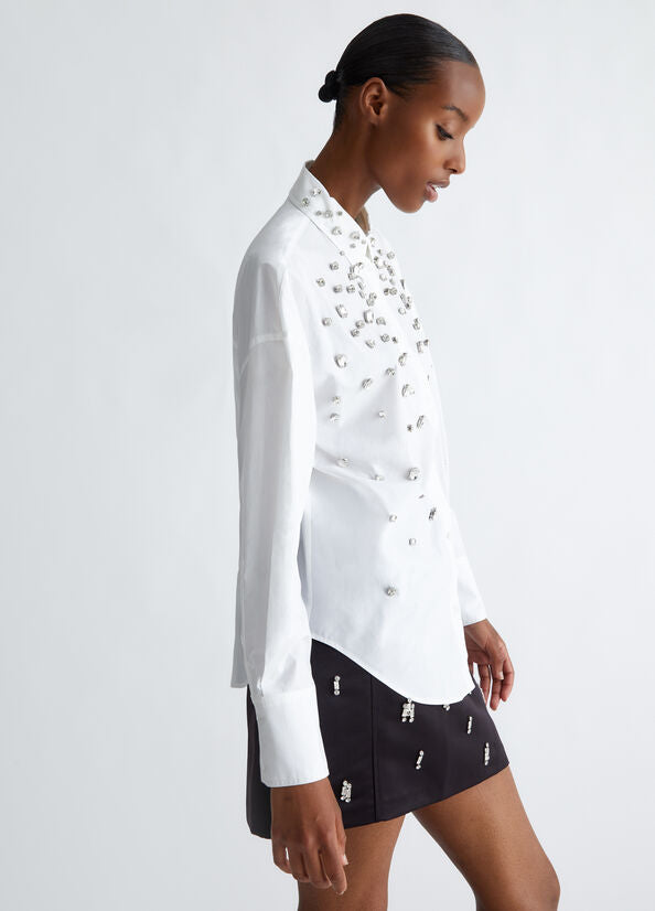CF4337-BIANCO - CAMICIA - LIU JO