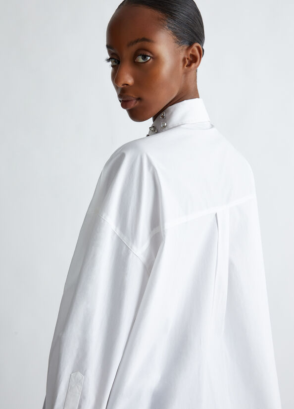 CF4337-BIANCO - CAMICIA - LIU JO