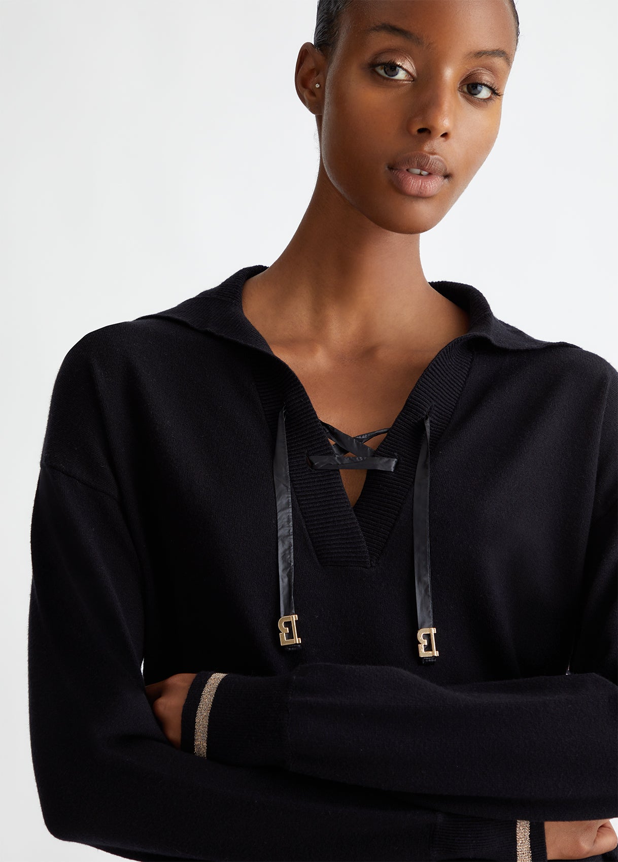 TF4164-NERO - MAGLIA - LIU JO
