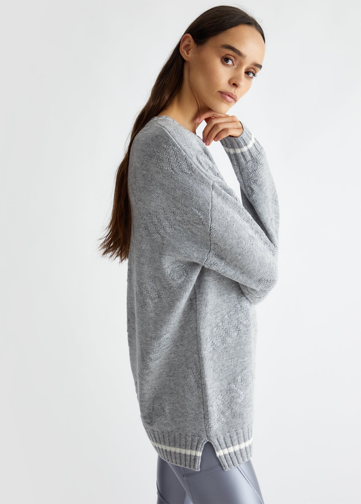 TF4173-GRIGIO - MAGLIA - LIU JO