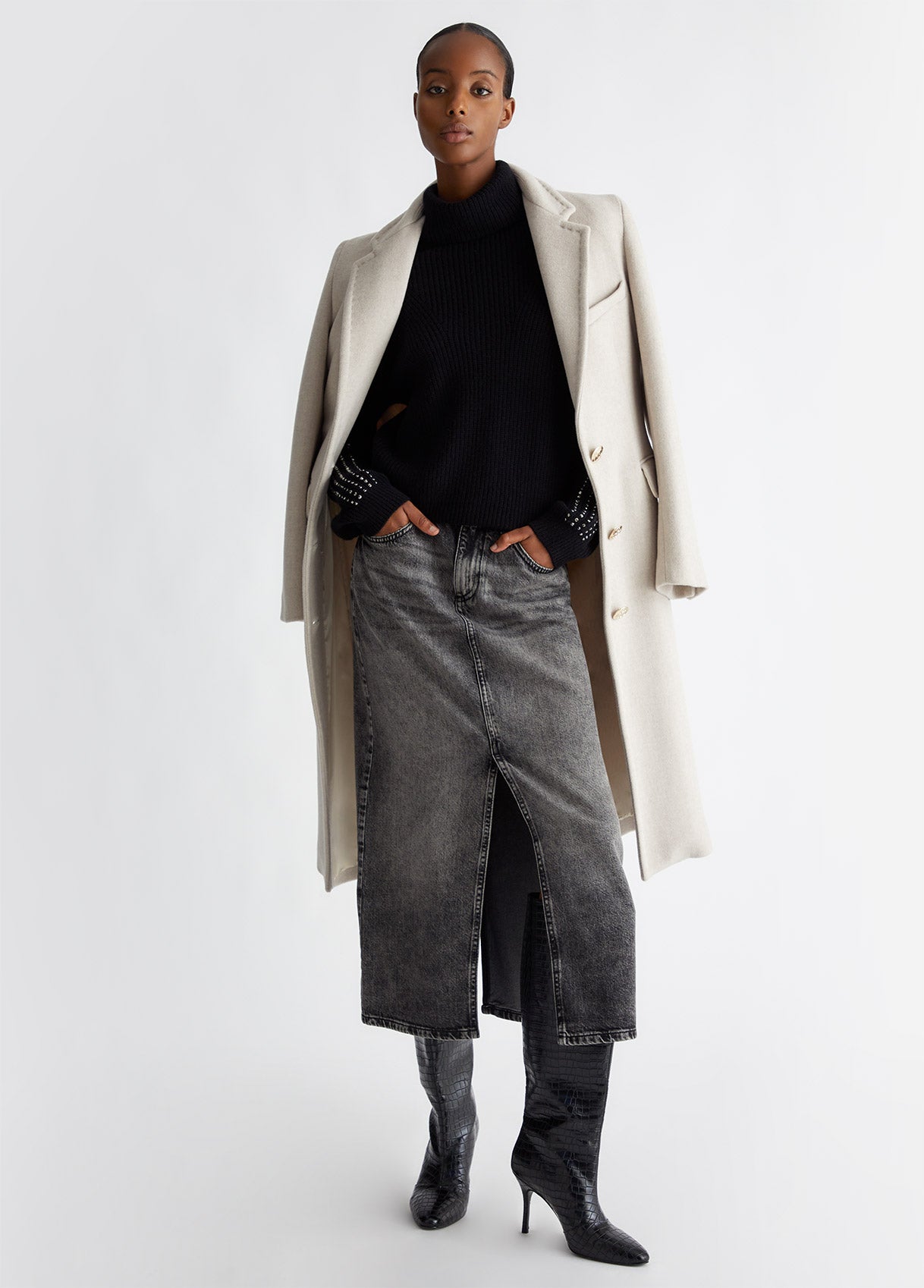 CF4029-NERO - MAGLIA - LIU JO