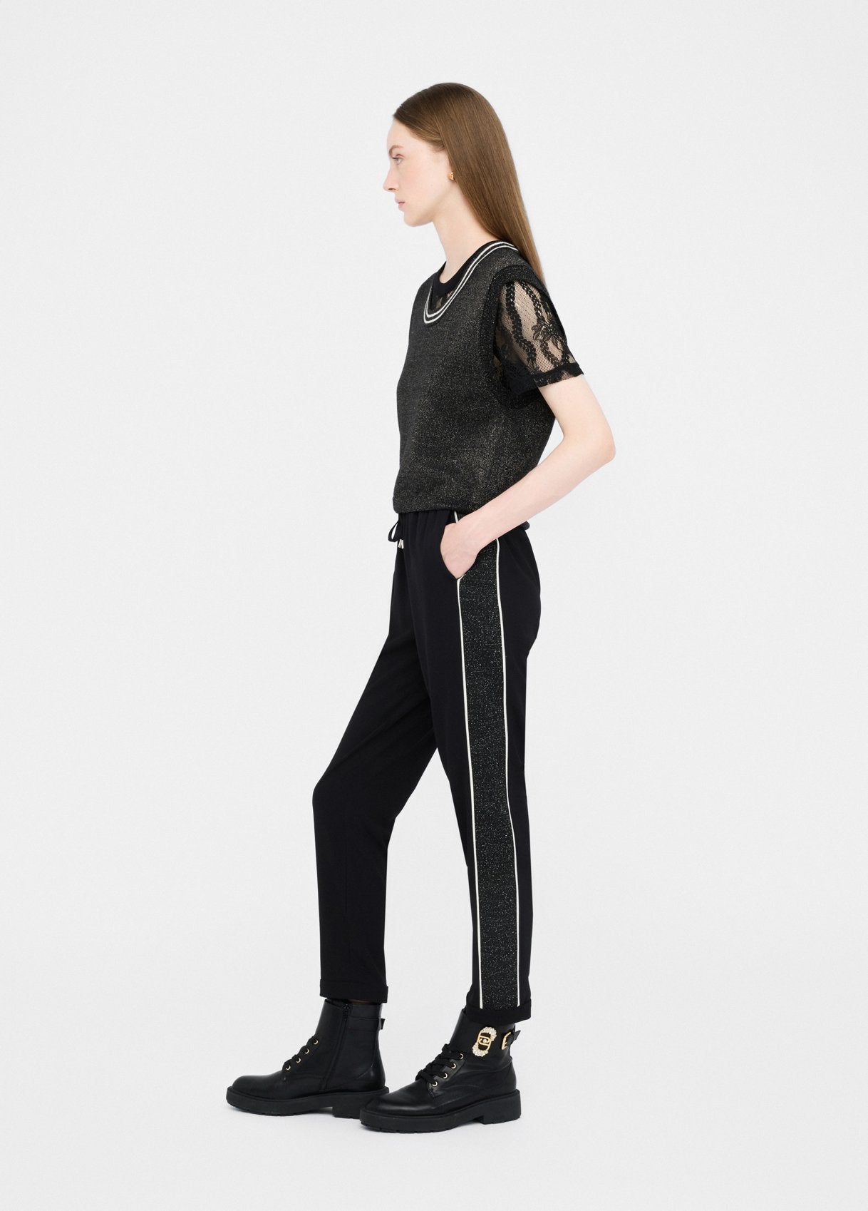 TF5057-NERO - MAGLIA - LIU JO