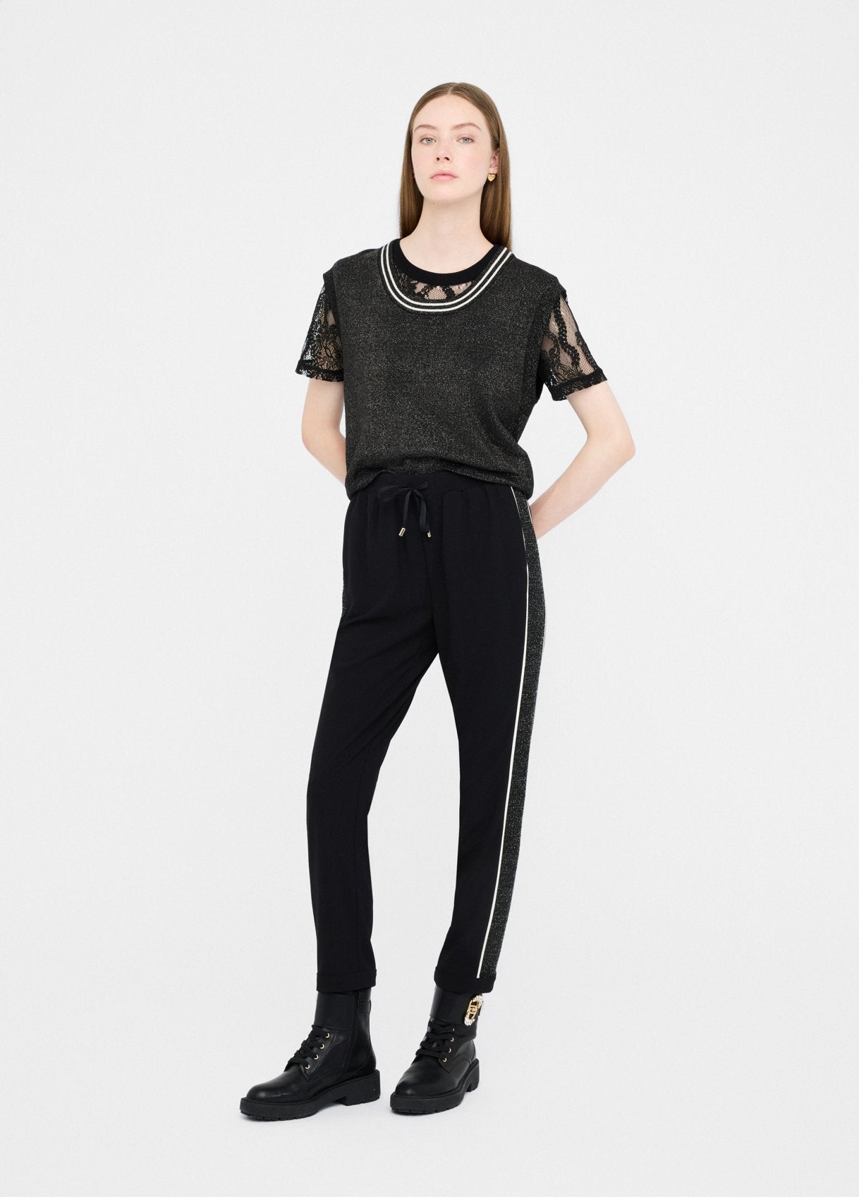 TF5057-NERO - MAGLIA - LIU JO