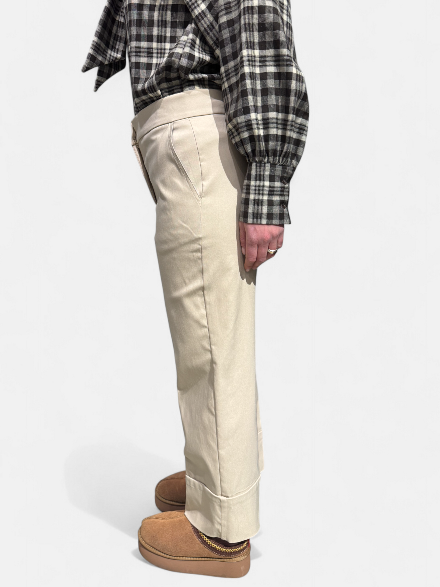 ADF312-BEIGE - PANTALONE - KONTATTO