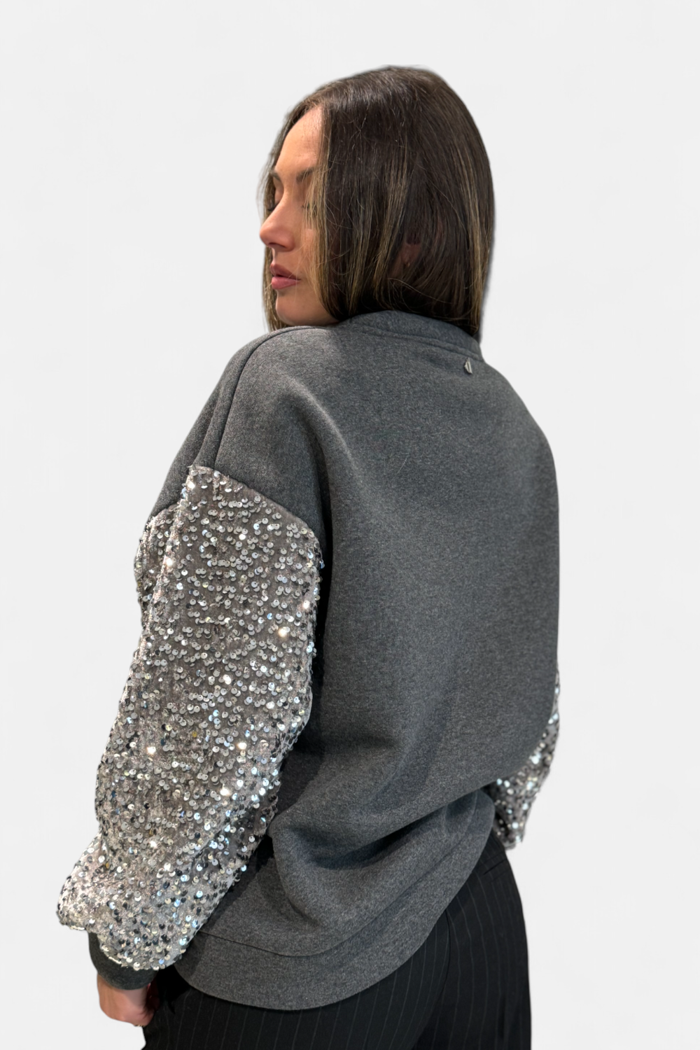 FAQ6VLD-GRIGIO - FELPA - DIXIE