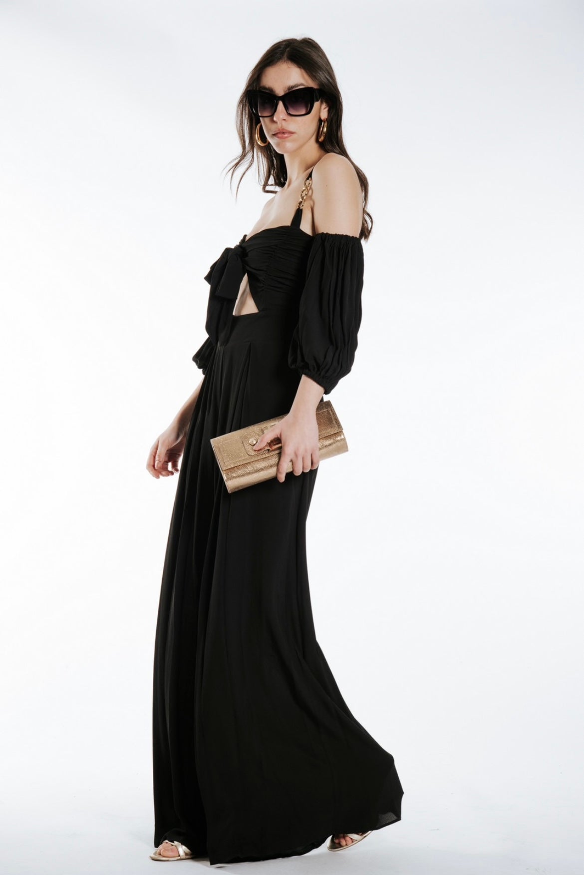 ZS00554-NERO - TUTA - BABYLON W LES FEMMES