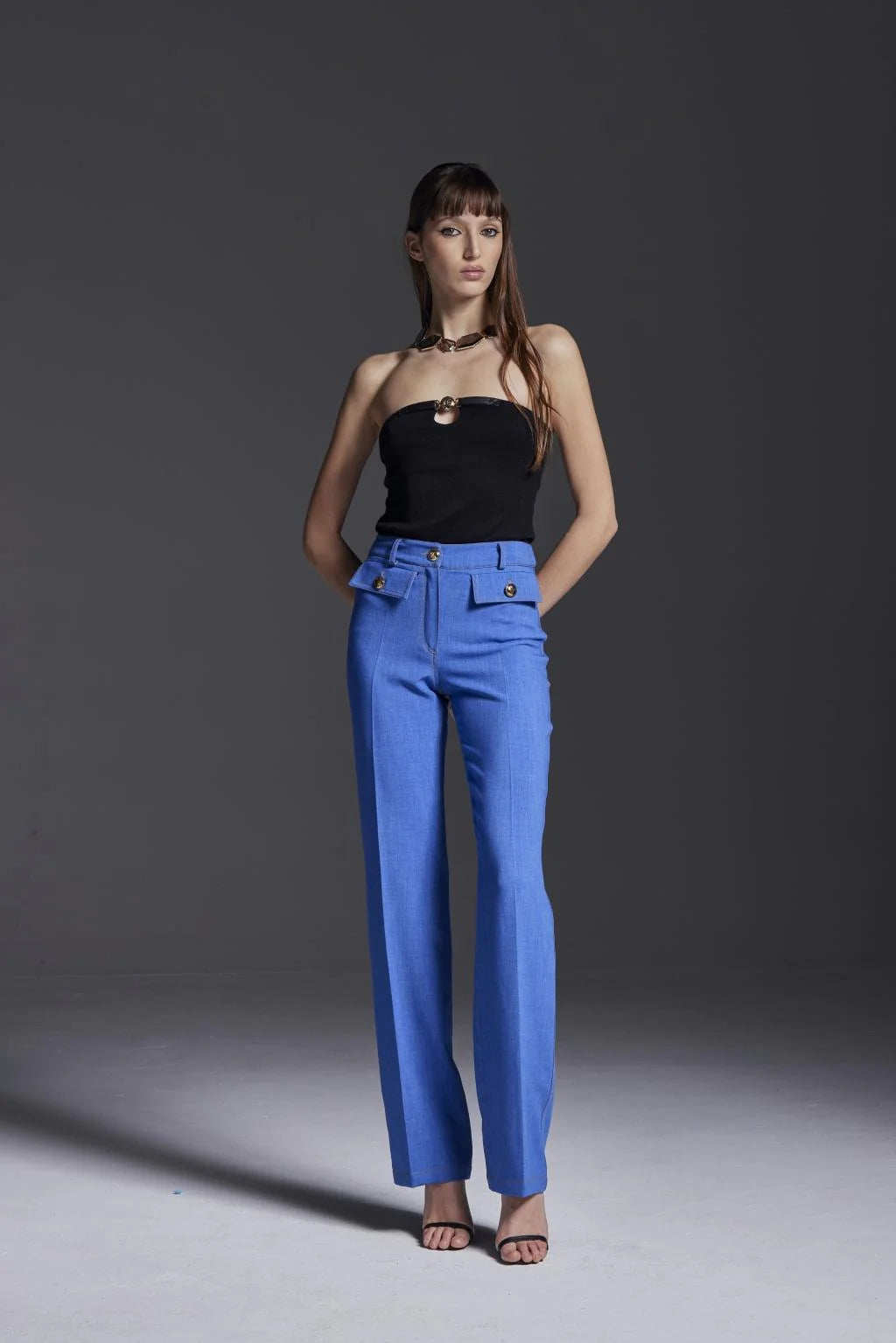 P301-DENIM - PANTALONE - MONIQUE GARCONNE