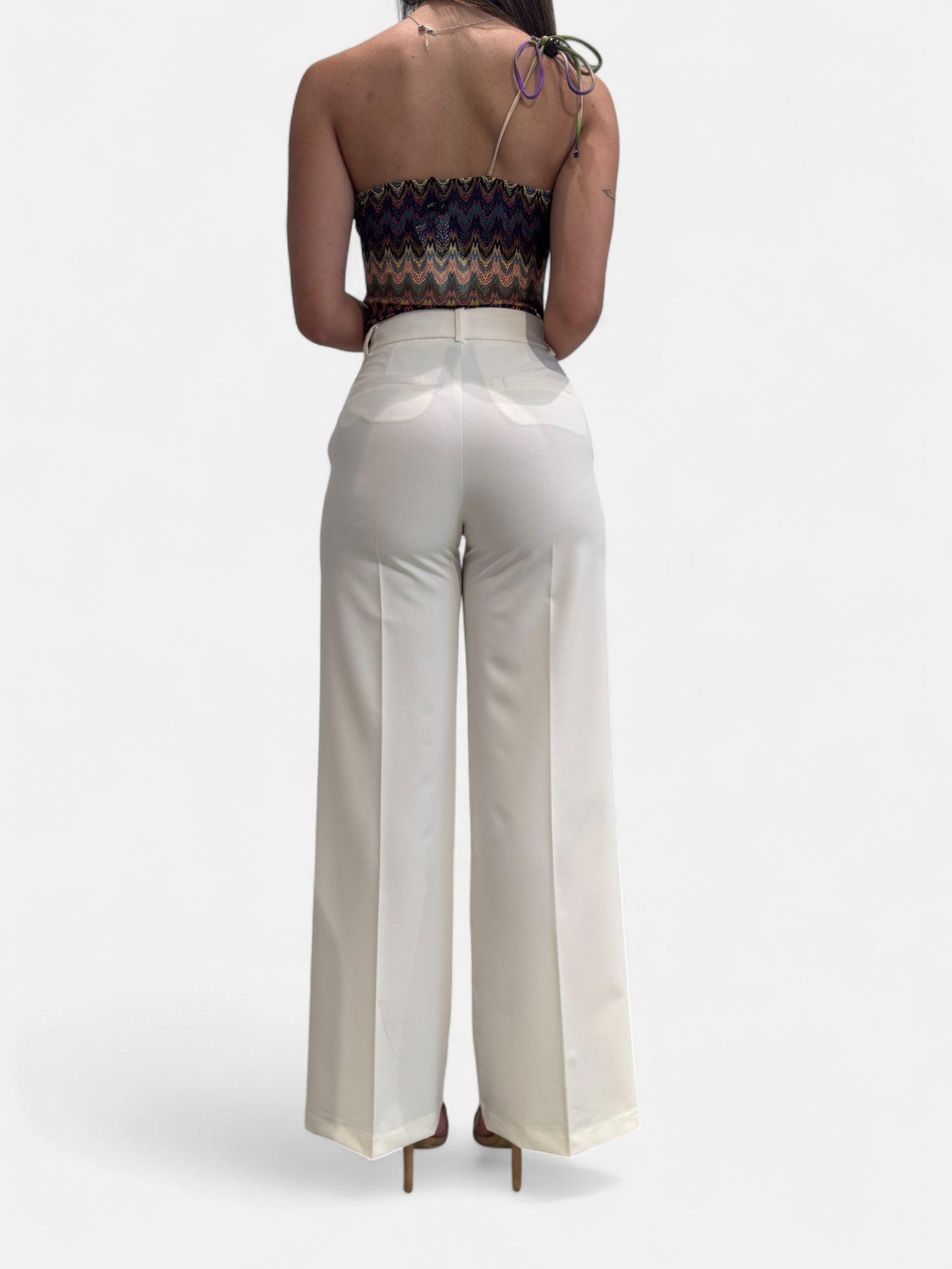 HU702C-CREMA - PANTALONE - KONTATTO