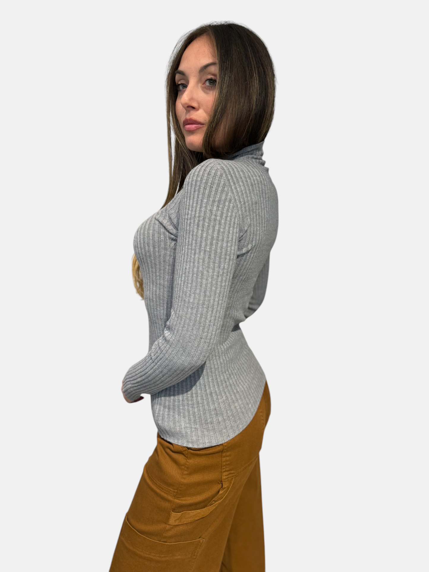 3M0114N-GRIGIO - MAGLIA - KONTATTO