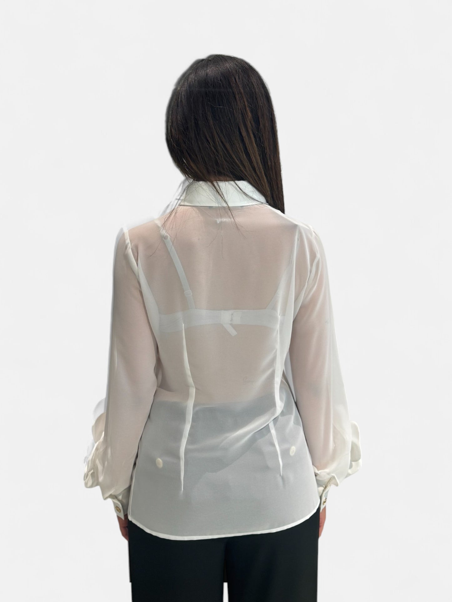 C151-BIANCO - CAMICIA - MONIQUE GARCONNE