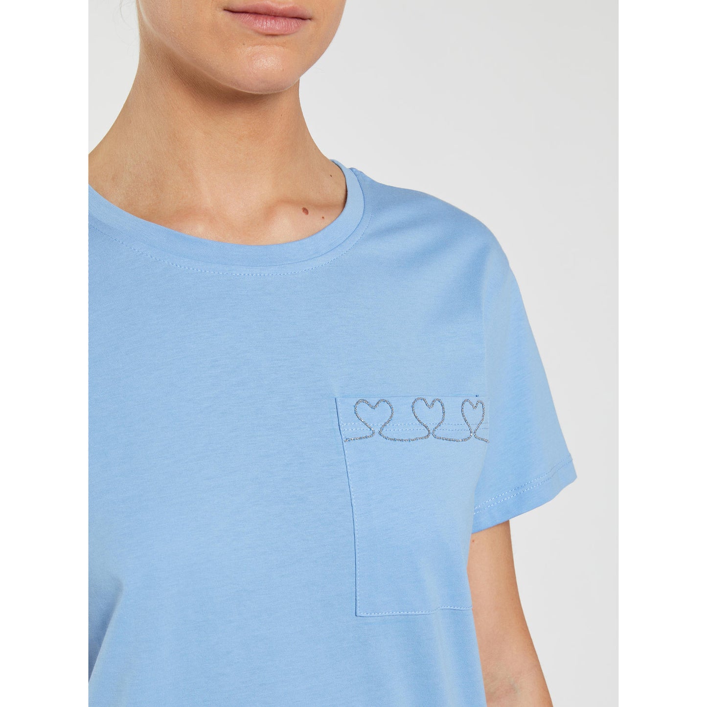 SOLE-013CELESTE - T-SHIRT - PENNYBLACK