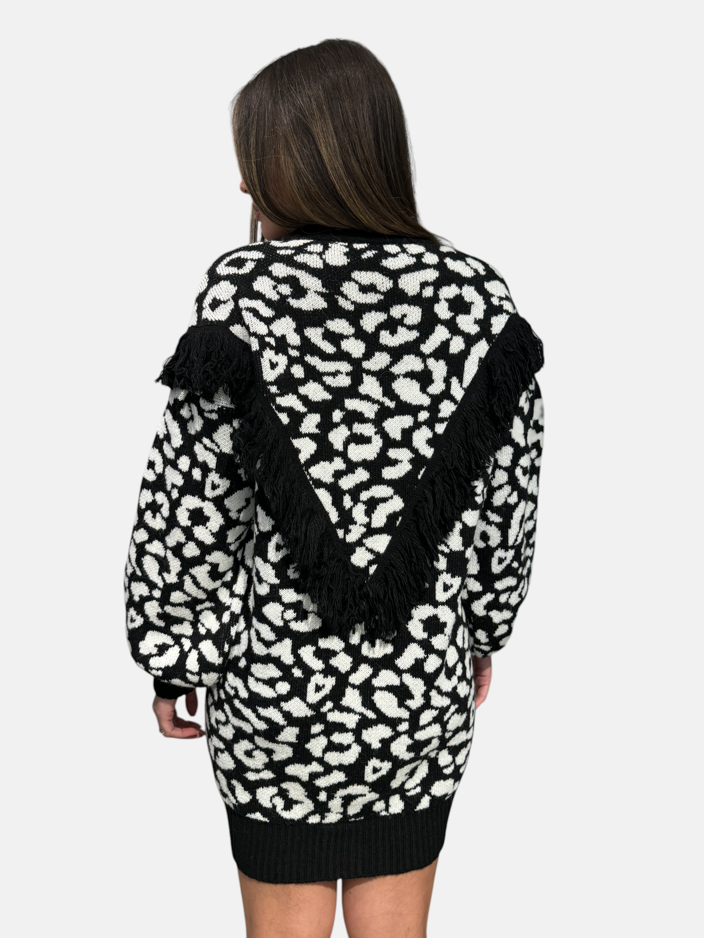 3M0367-NERO/PANNA - CARDIGAN - KONTATTO