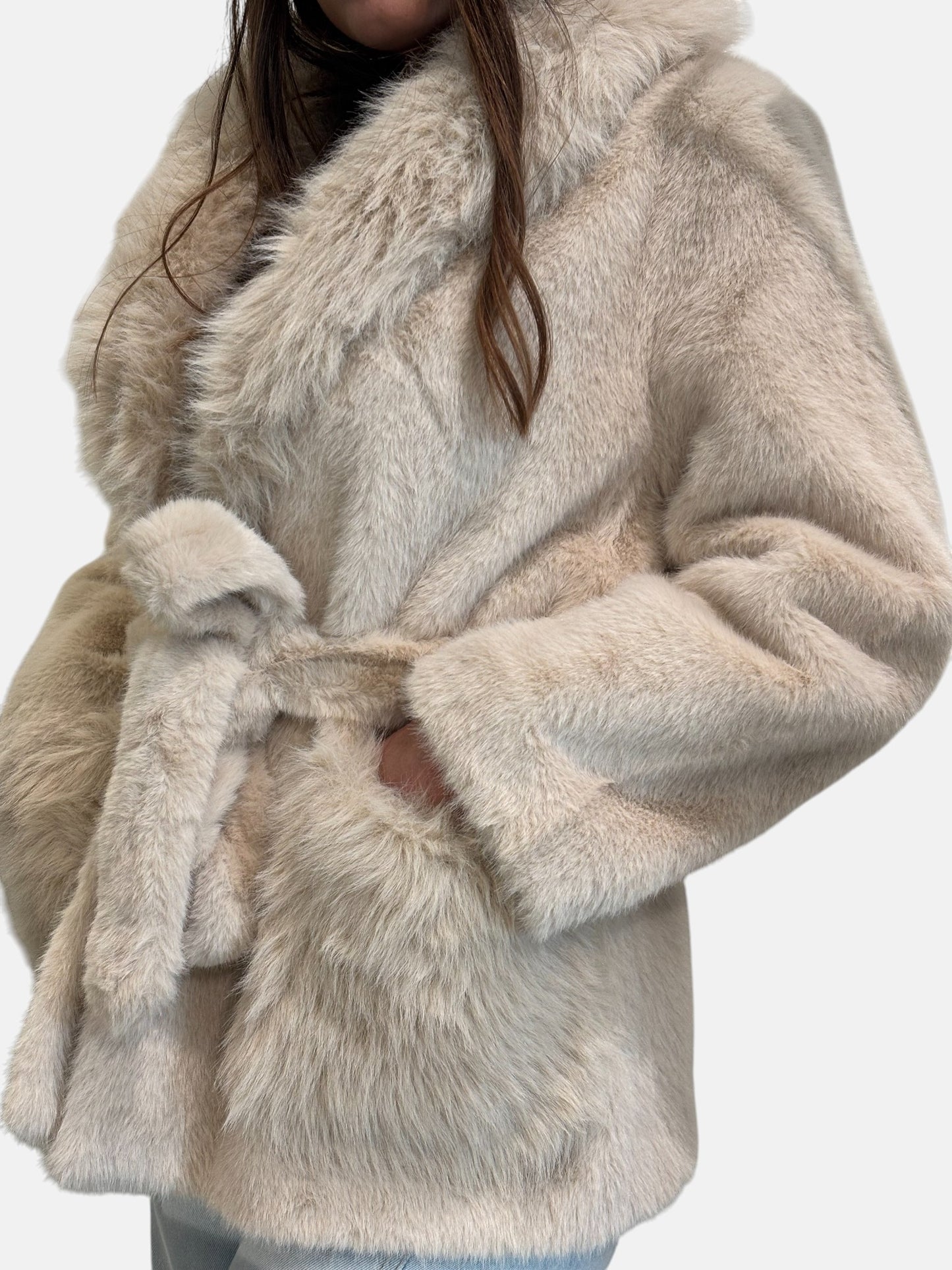 JLYV0525-BEIGE - ECOPELLICCIA - FURELLE