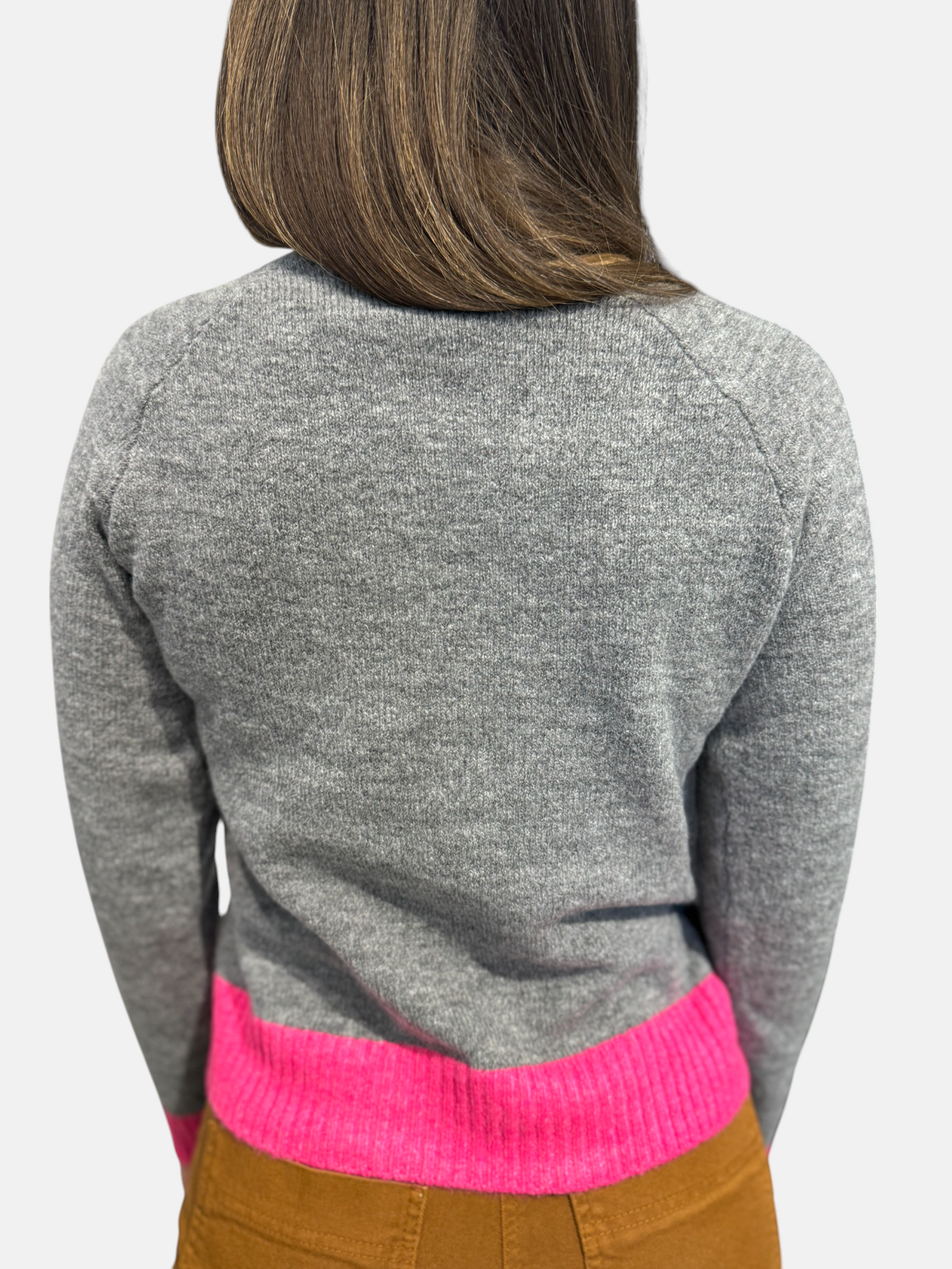 3M0354-GRIGIO/FUXIA - MAGLIA - KONTATTO