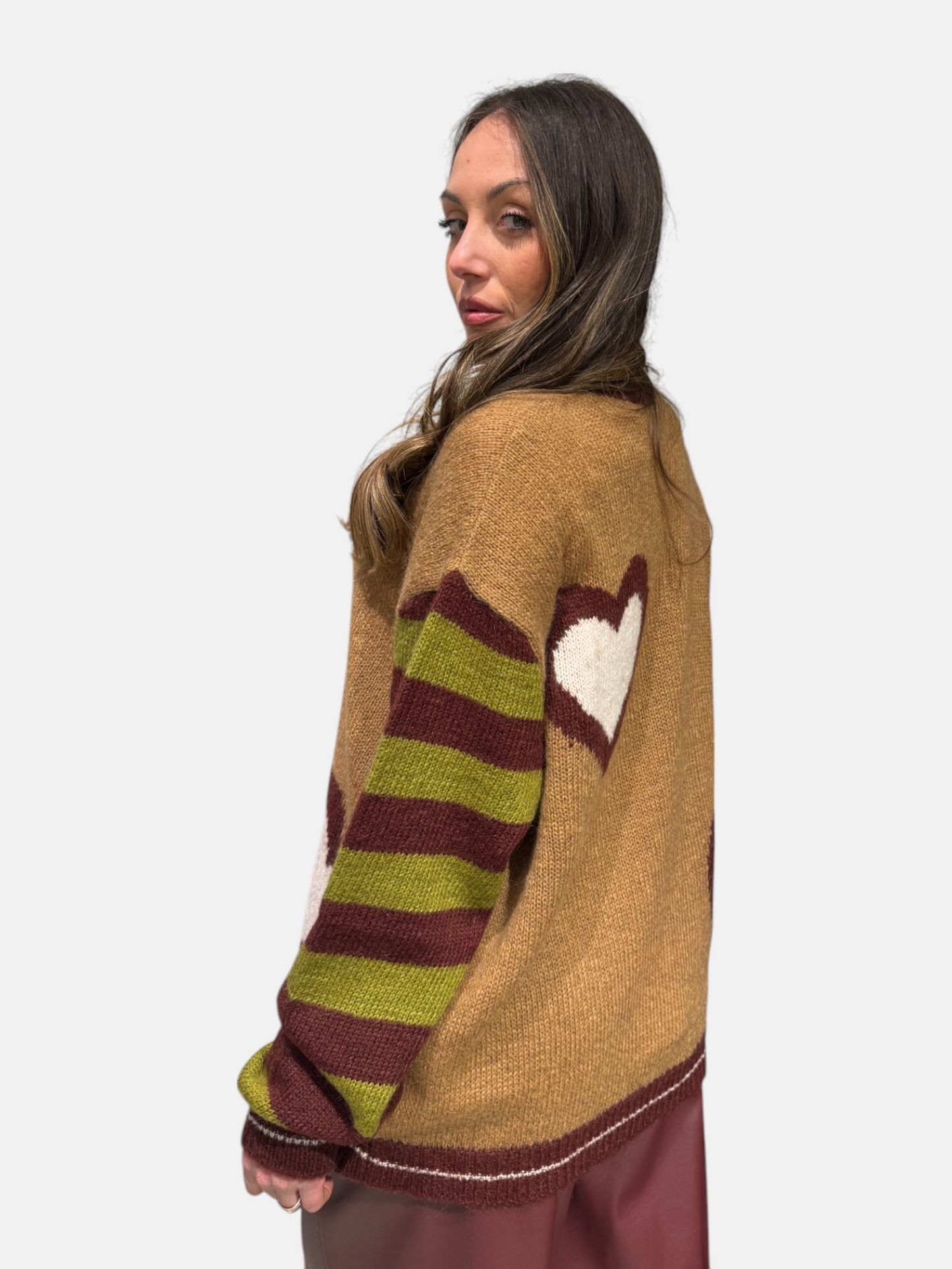 3M0306-CAMMELLO - CARDIGAN - KONTATTO