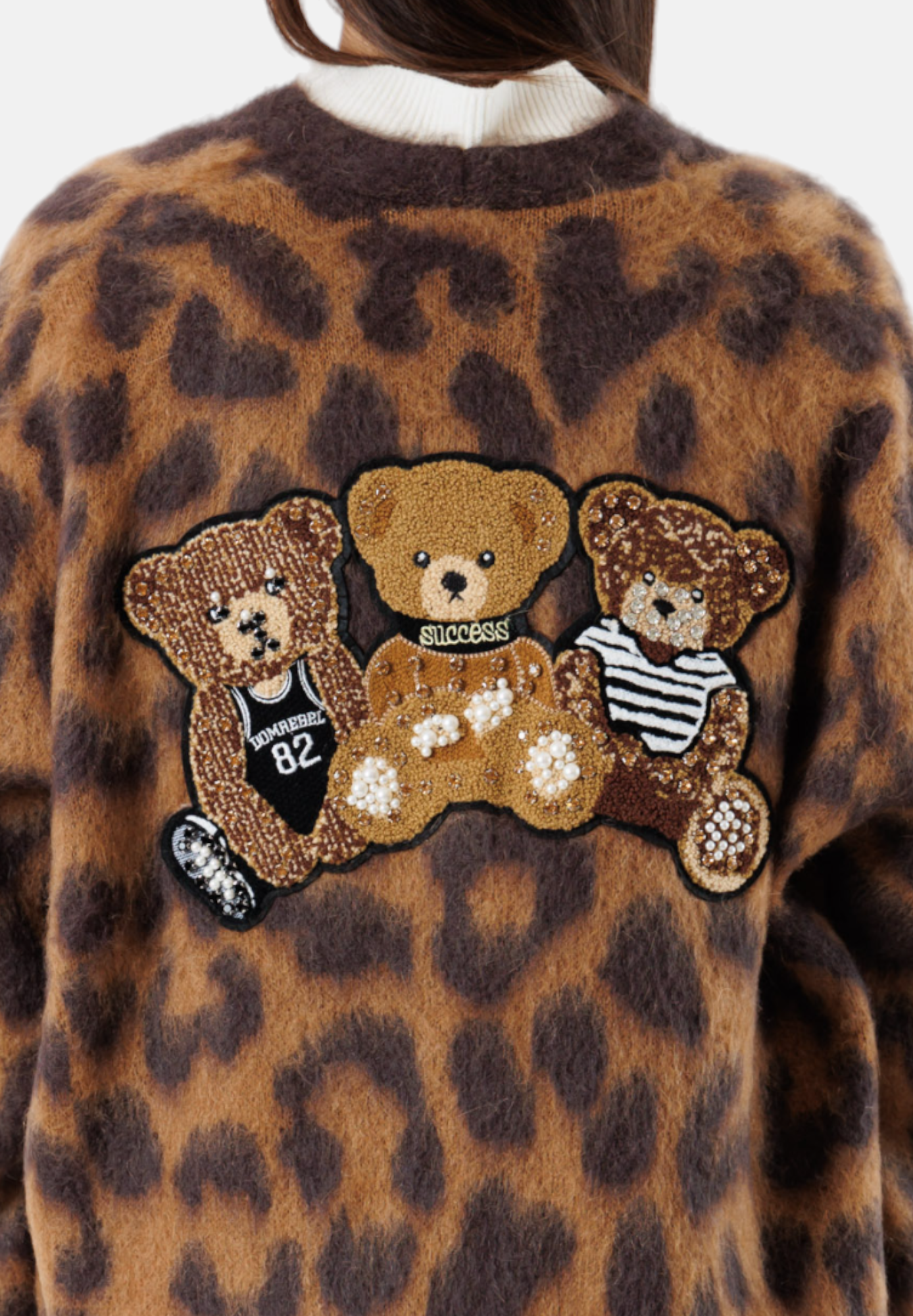 3M0370-MORO/CAMMELLO - CARDIGAN - KONTATTO