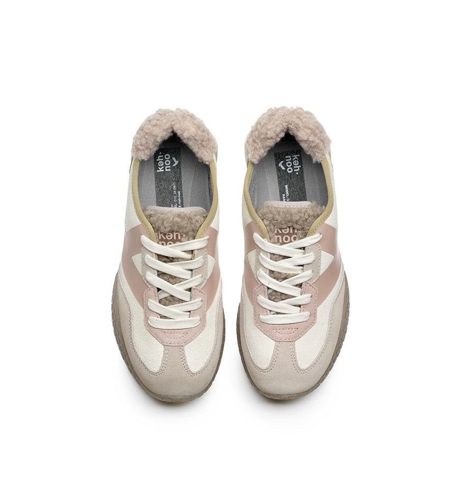 KW9743-NUT/PINK - SNEAKERS - KEH NOO