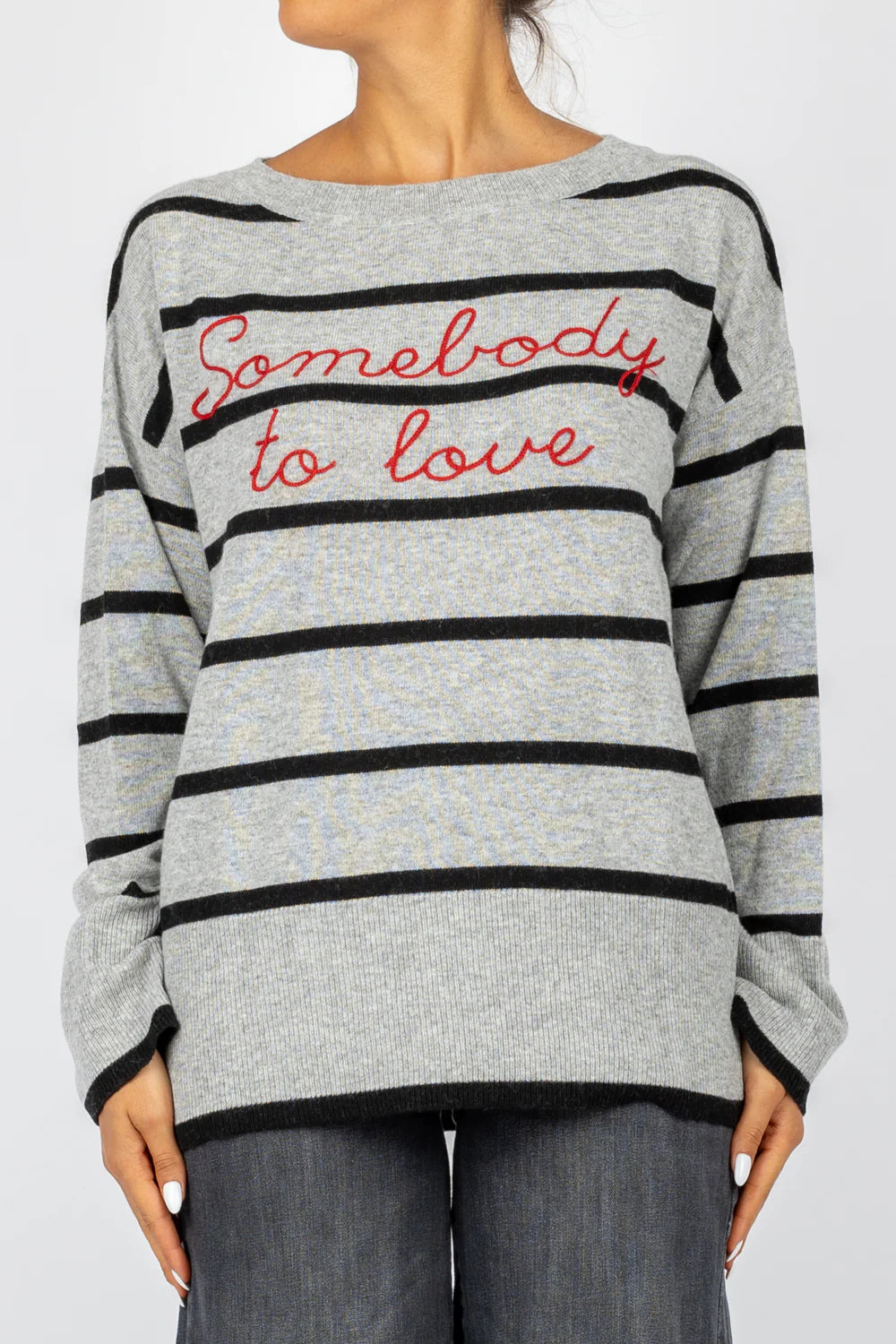3M0288-GRIGIO/NERO - MAGLIA - KONTATTO
