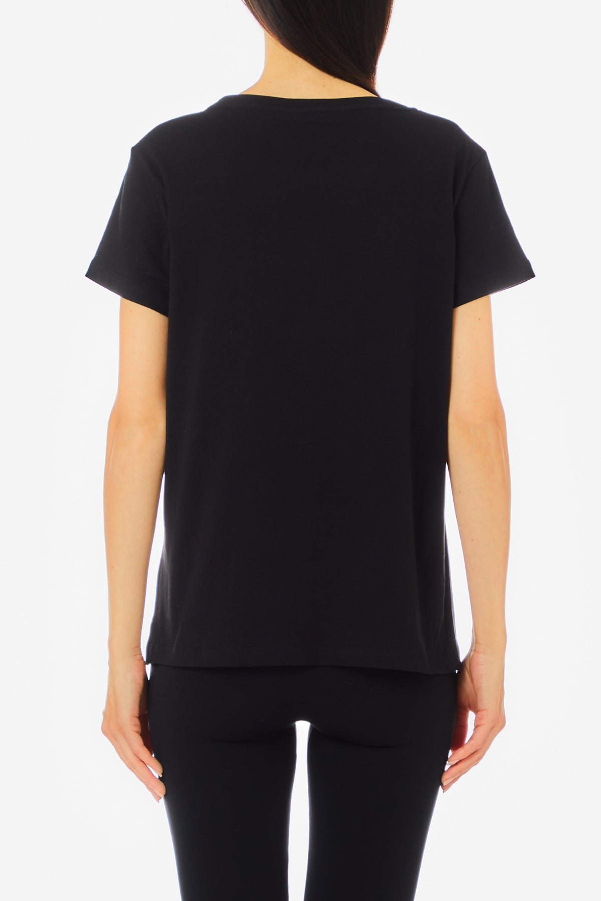TF4209-NEROSNOWFLAKE - T-SHIRT - LIU JO