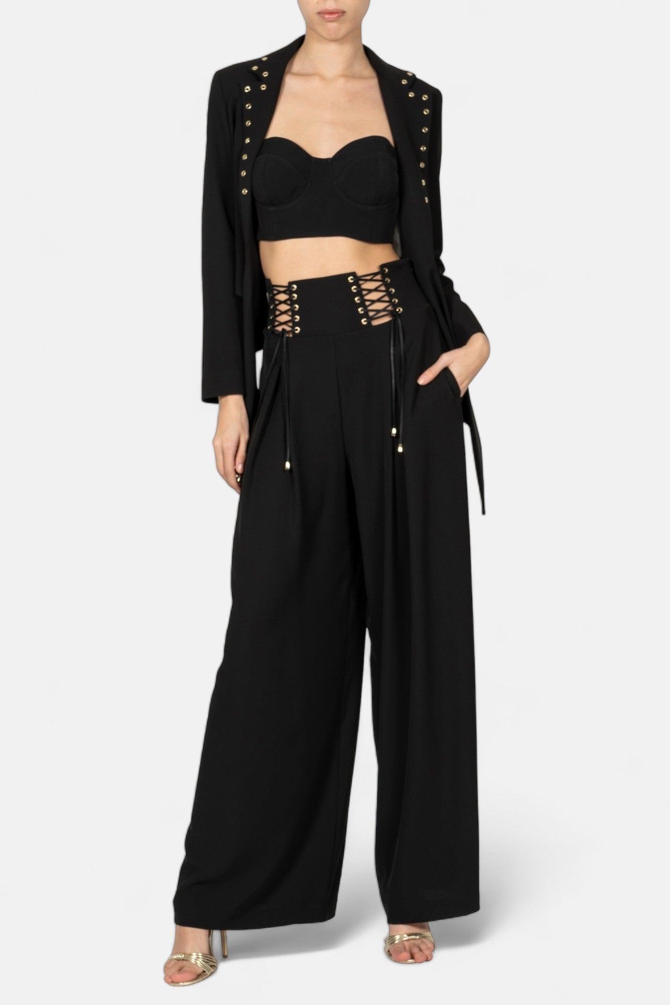 MF0304-NERO - TOP - BABYLON W LES FEMMES