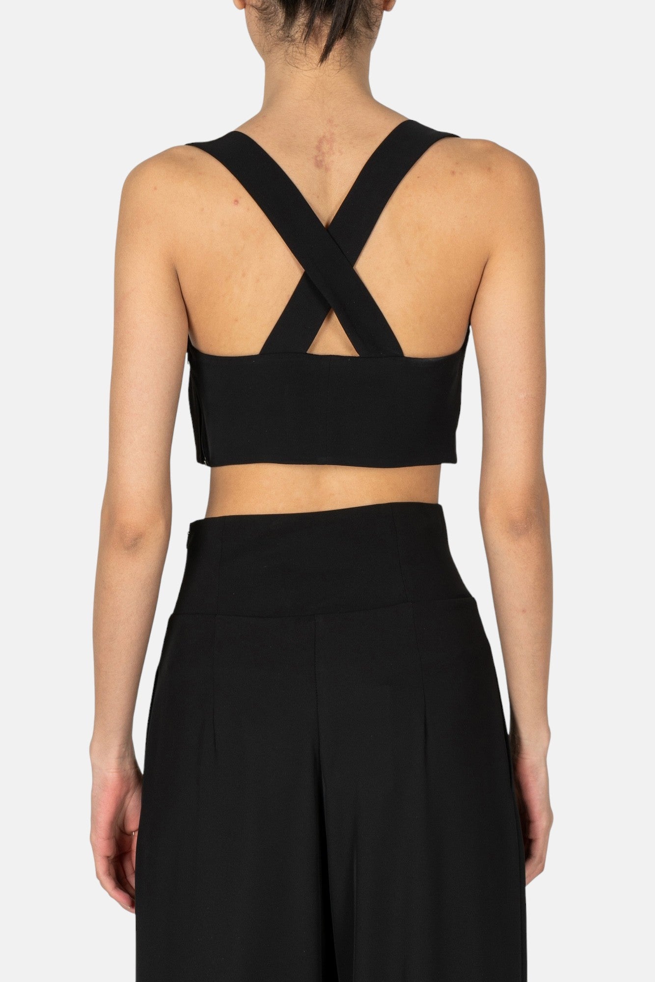 MF0304-NERO - TOP - BABYLON W LES FEMMES