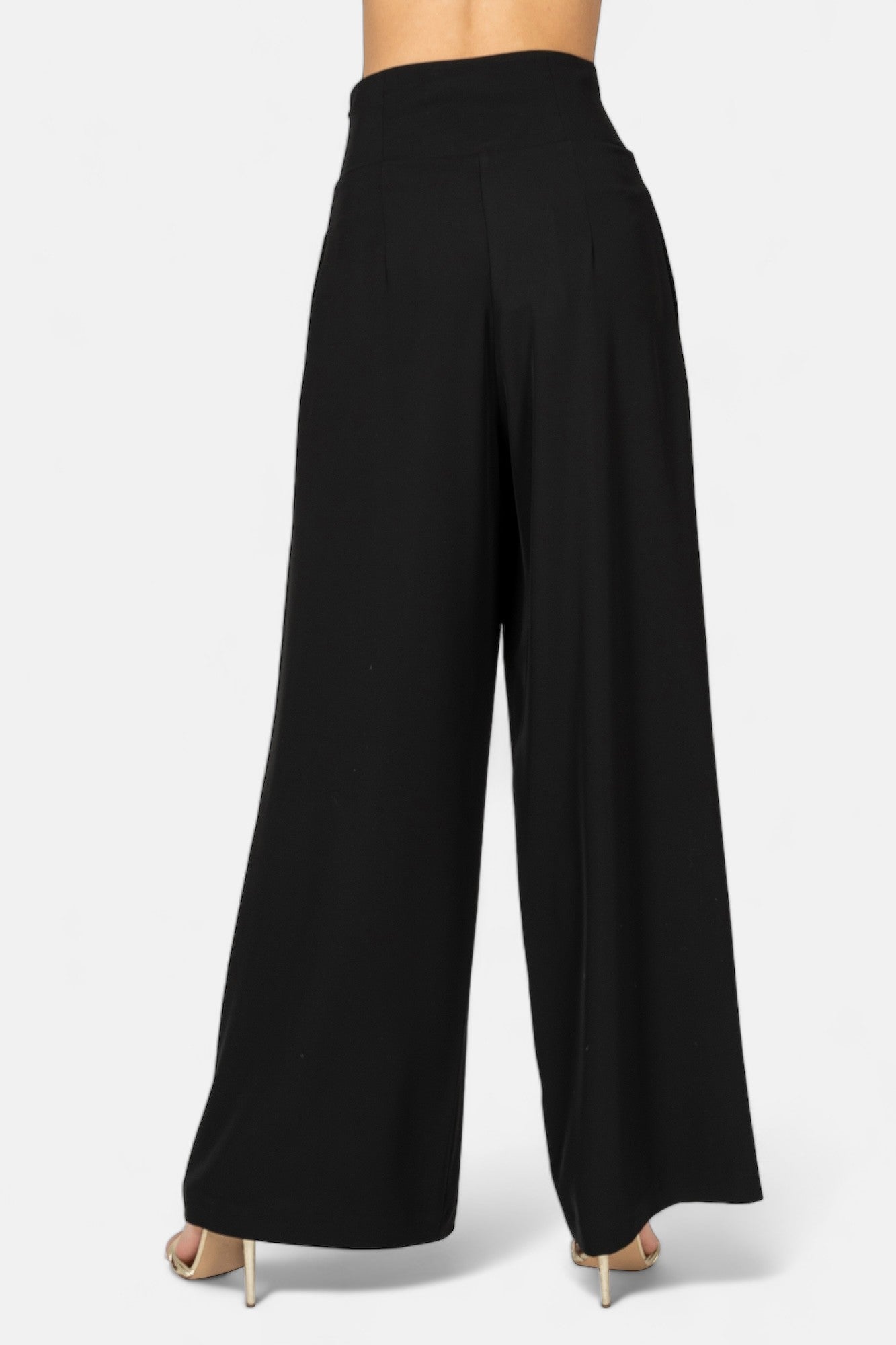 MF0602-NERO - PANTALONE - BABYLON W LES FEMMES