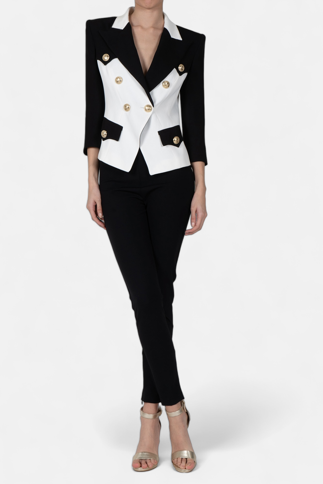 SS24S00562-NERO - PANTALONE - BABYLON W LES FEMMES