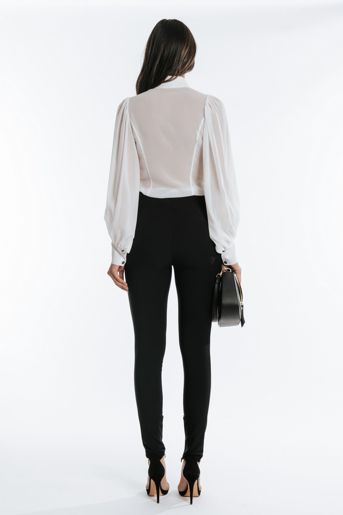 MF0300-NERO - CAMICIA - BABYLON W LES FEMMES